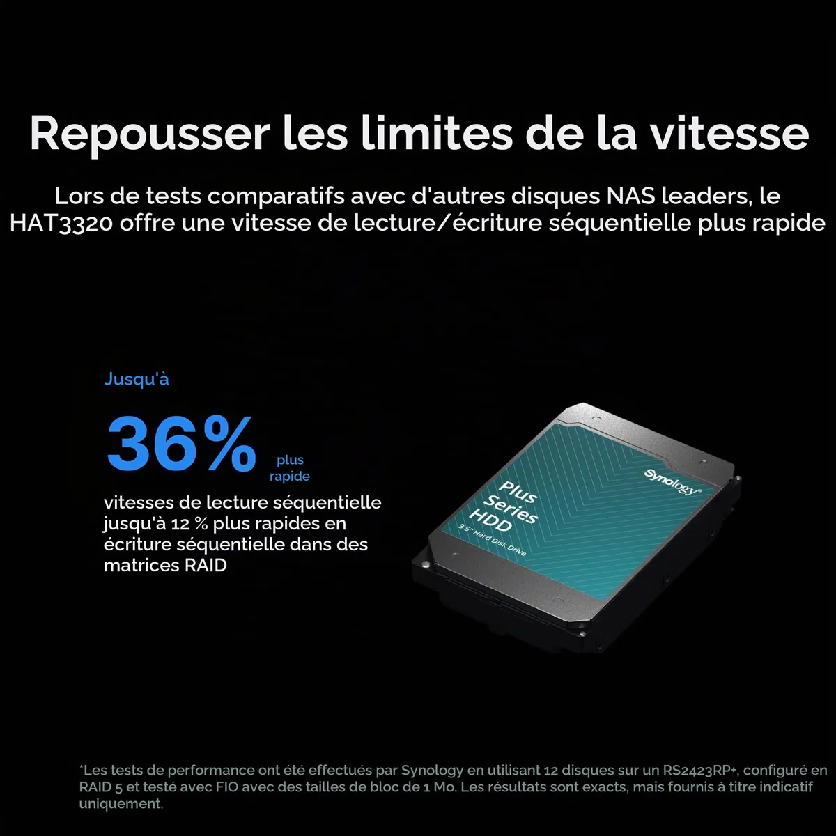 Synology Disque Dur SATA 3,5" 8 Go HAT3320-8T