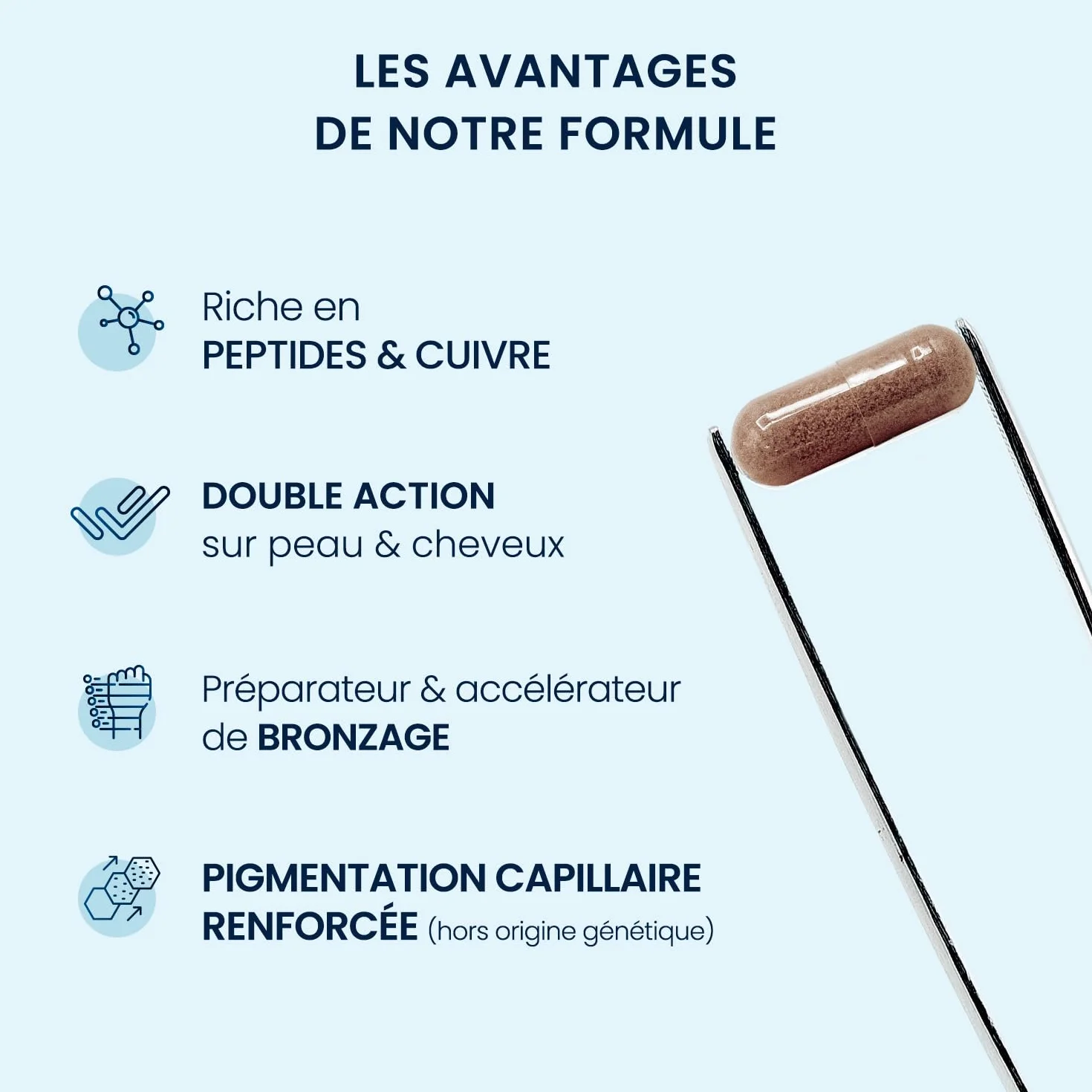 Dynveo Mélanine 350 mg 60 gélules Préparateur solaire Accélérateur de Bronzage Extrait breveté Mélaline® Biodisponibilité 96%