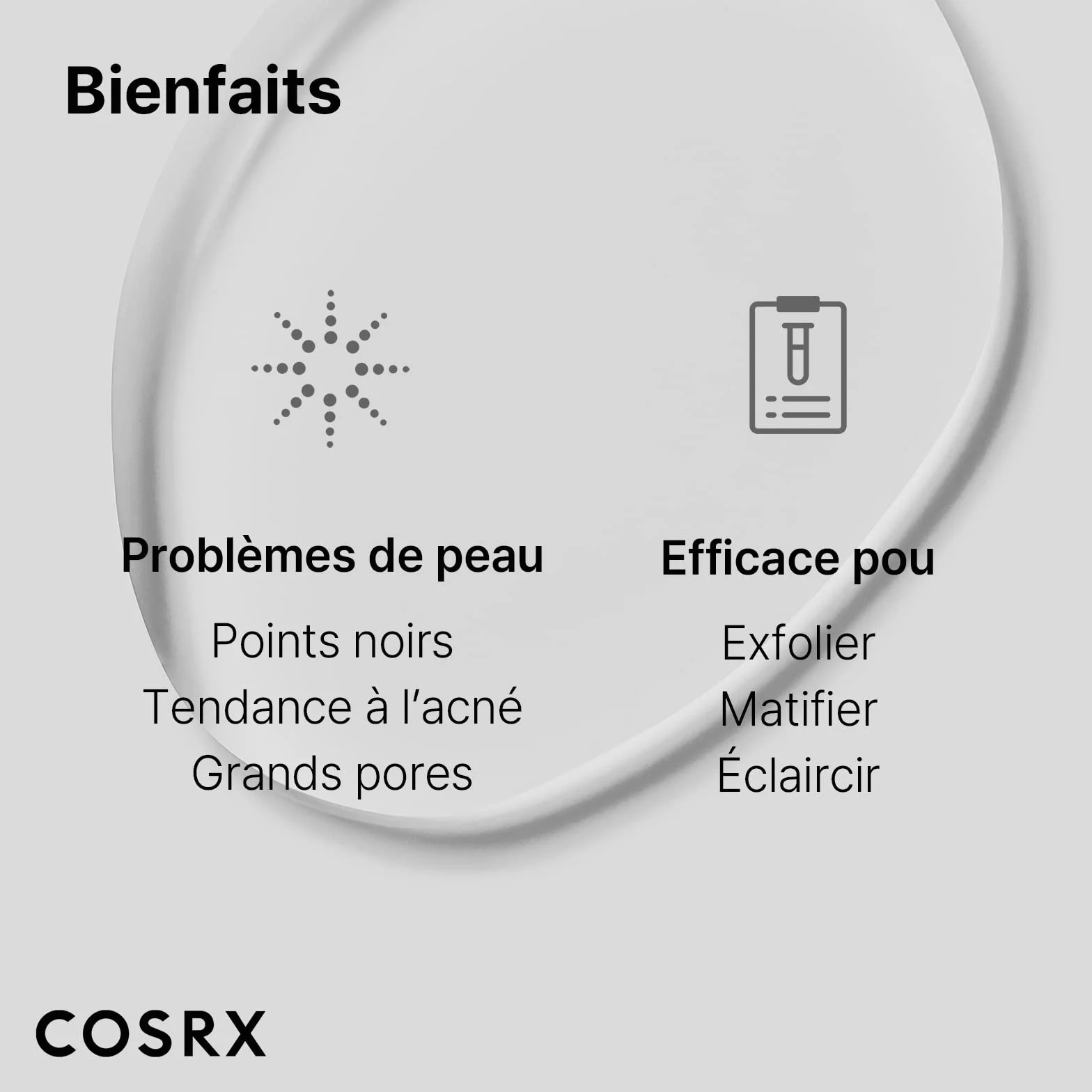 COSRX BHA 4% Liquide anti-points noirs 100ml Exfoliant chimique pour peau nette
