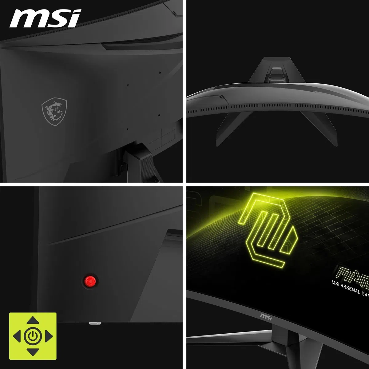 MSI MAG 275CQF E18 Écran Gaming incurvé 27" WQHD