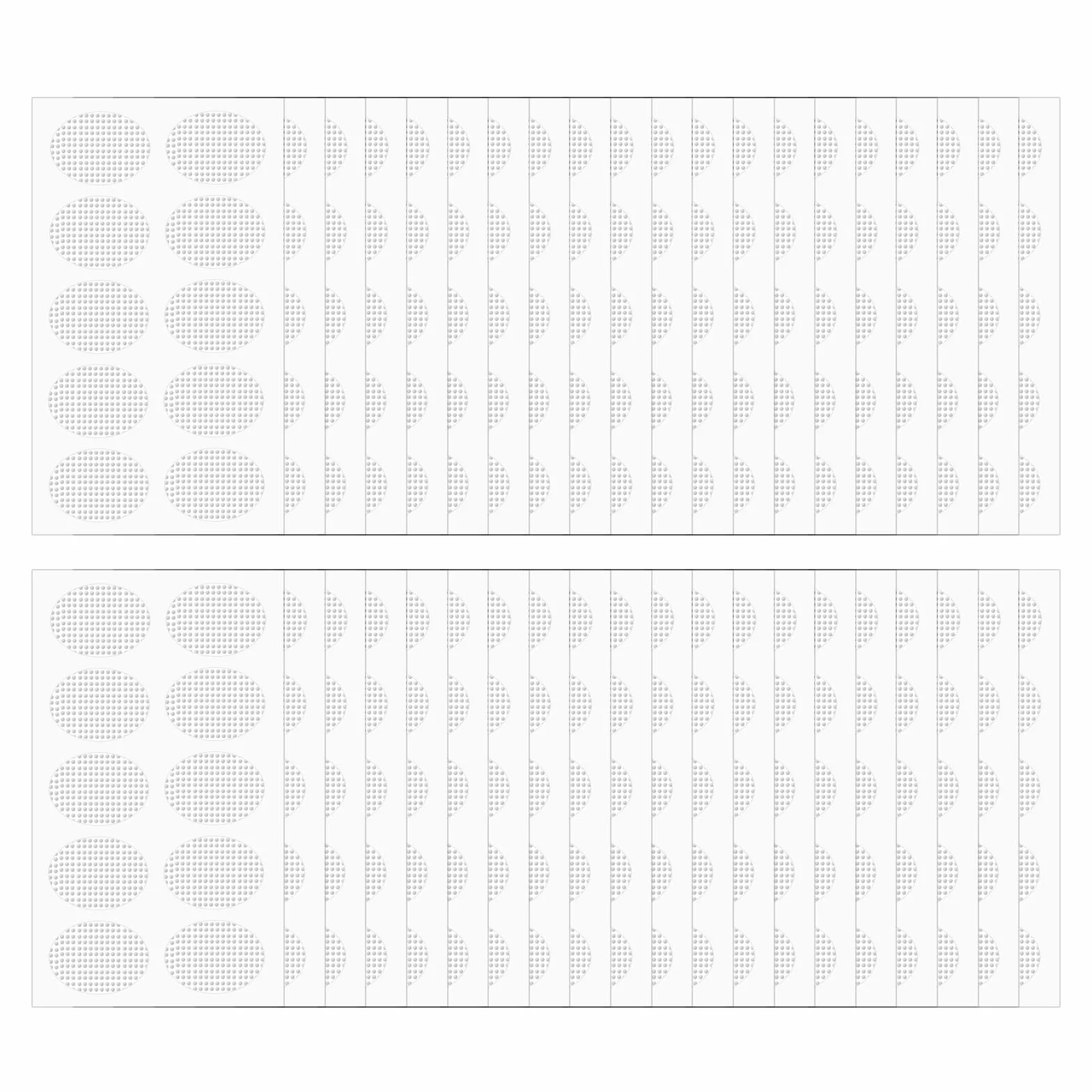 Patchs de Support pour Lobes d'Oreilles Transparents Autocollants 500 Pièces Protection Piercing