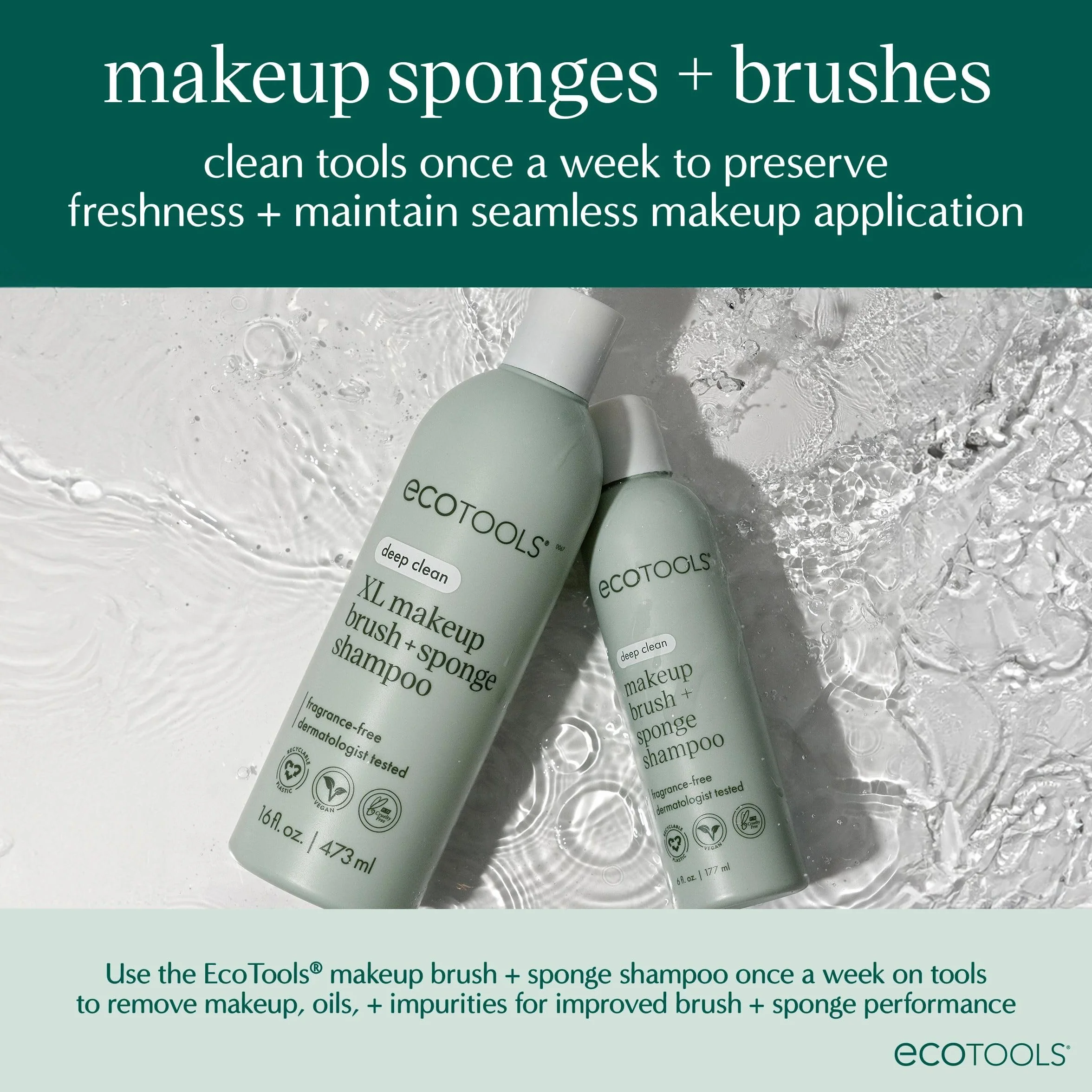 EcoTools Ensemble de pinceaux de maquillage Start the Day Beautifully