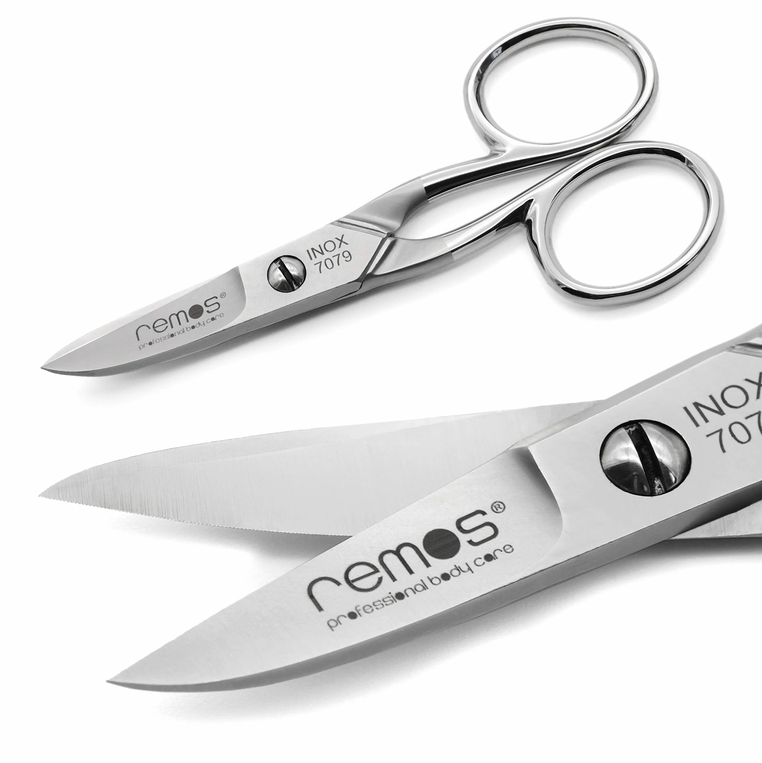 Remos Ciseaux à ongles en acier inoxydable denté pour ongles forts et ongles d'orteil