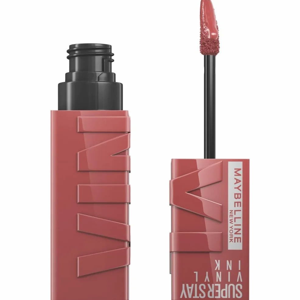 Maybelline New York SuperStay Vinyl Ink Rouge à Lèvres Liquide Effet Vinyl Brillant Longue Tenue Teinte Cheeky 35
