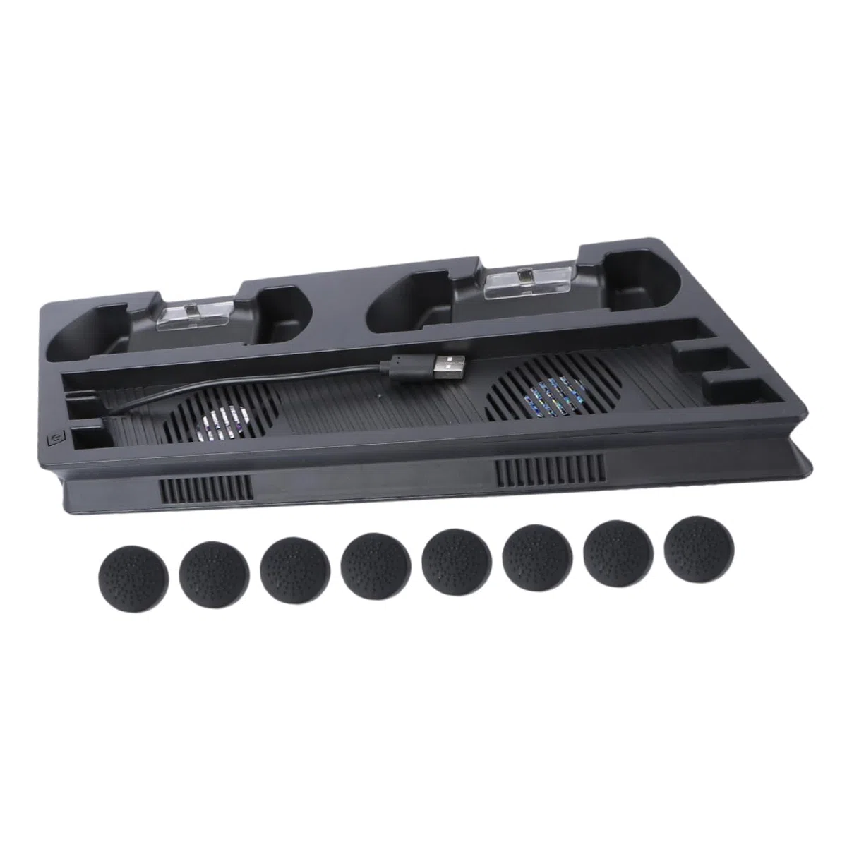 Support de Refroidissement pour Pro, Noir Abs, Ventilateurs Intégrés