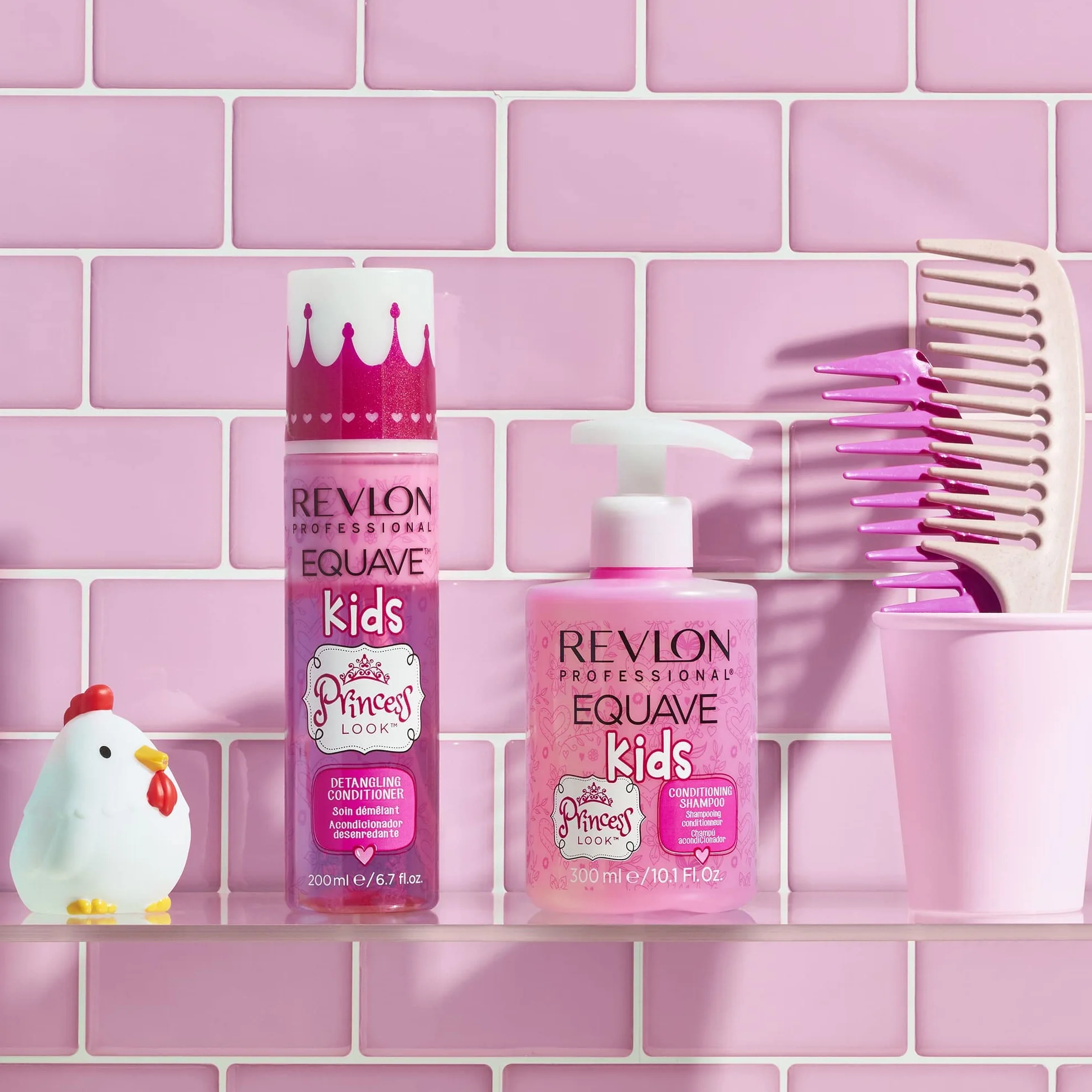 Revlon Professional Equave Shampoing Démêlant Hypoallergénique Hydratant pour Enfant 300ml