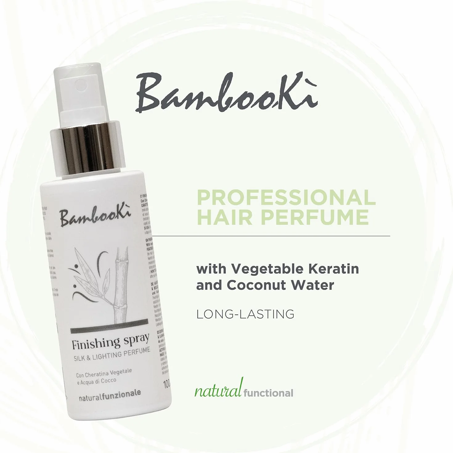 Parfum pour Cheveux Professionnel Silk & Lightning BambooKì, Brume 100 ml