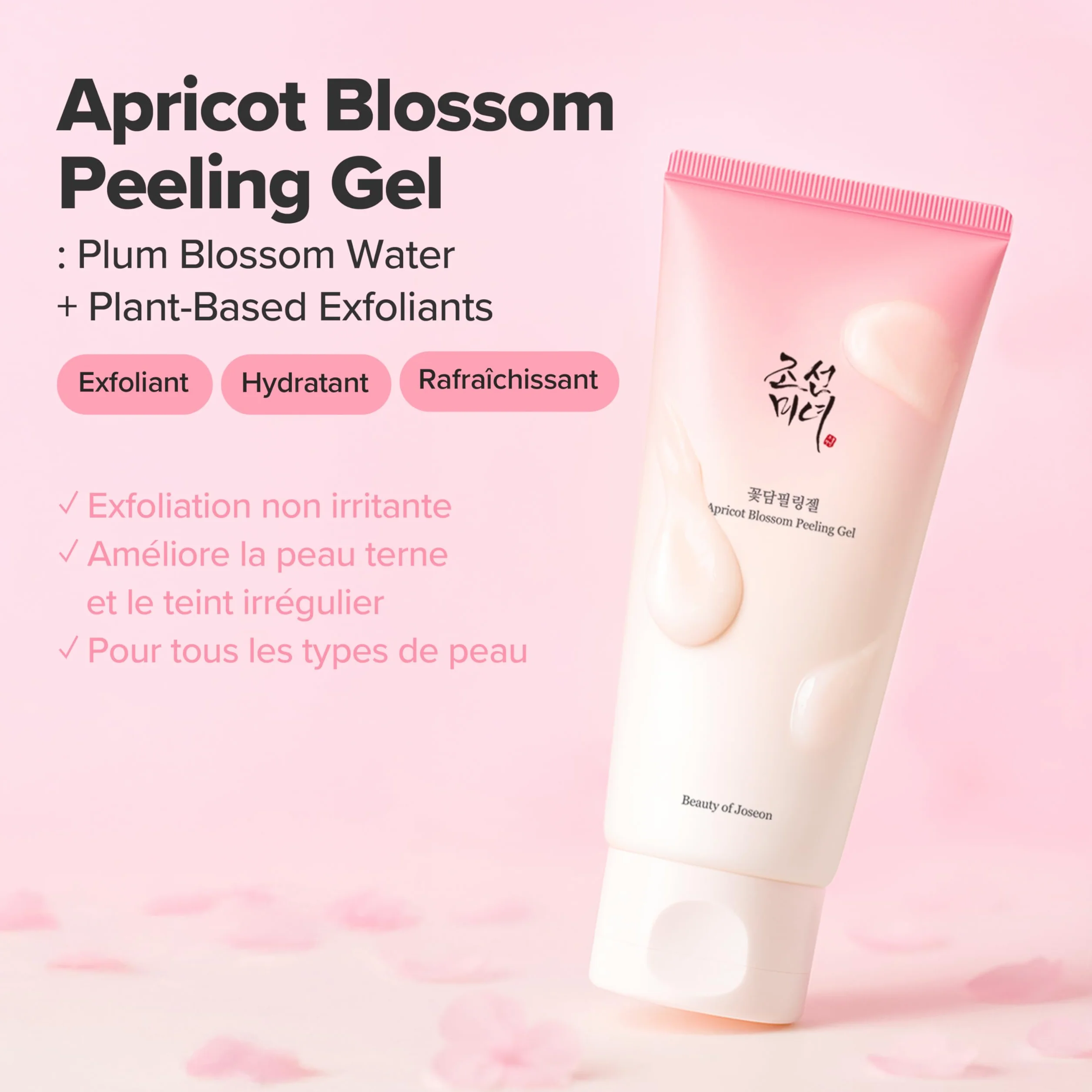 Beauty of Joseon Gel exfoliant à la fleur d'abricot 100 ml