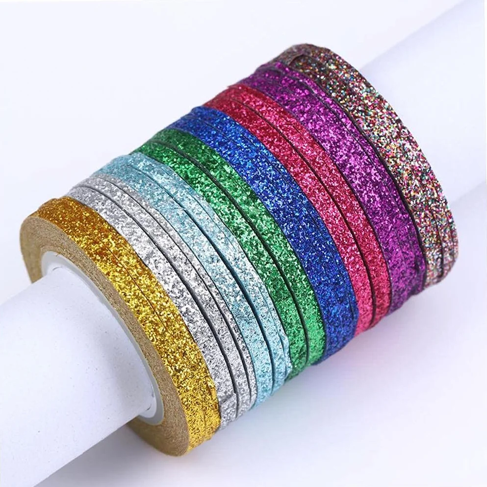 8 Pcs Standing Line Stockers Stickers Bobines pour Nails Décorations
