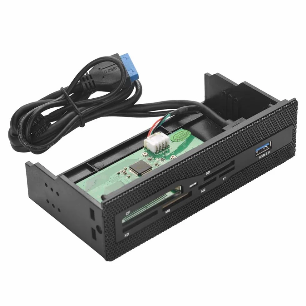 Lecteur de Carte Interne USB 3.0 Multifonction Panneau Avant M2 SD SD XD CF TF