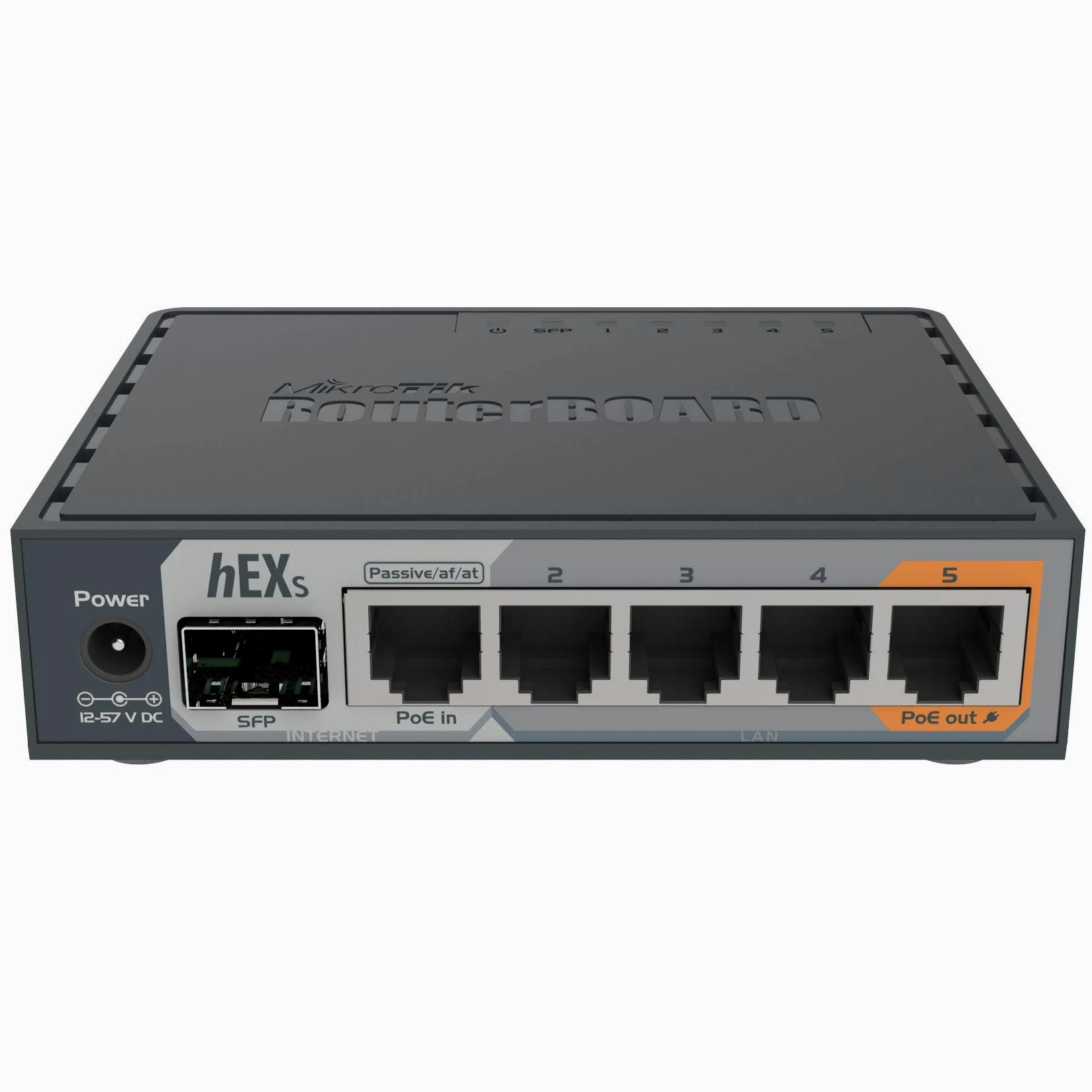 Mikrotik Hex S Routeur connecté Gigabit Ethernet Noir