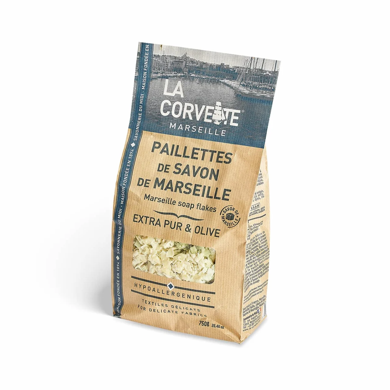 Savon de Marseille en Paillettes La Corvette 750 g