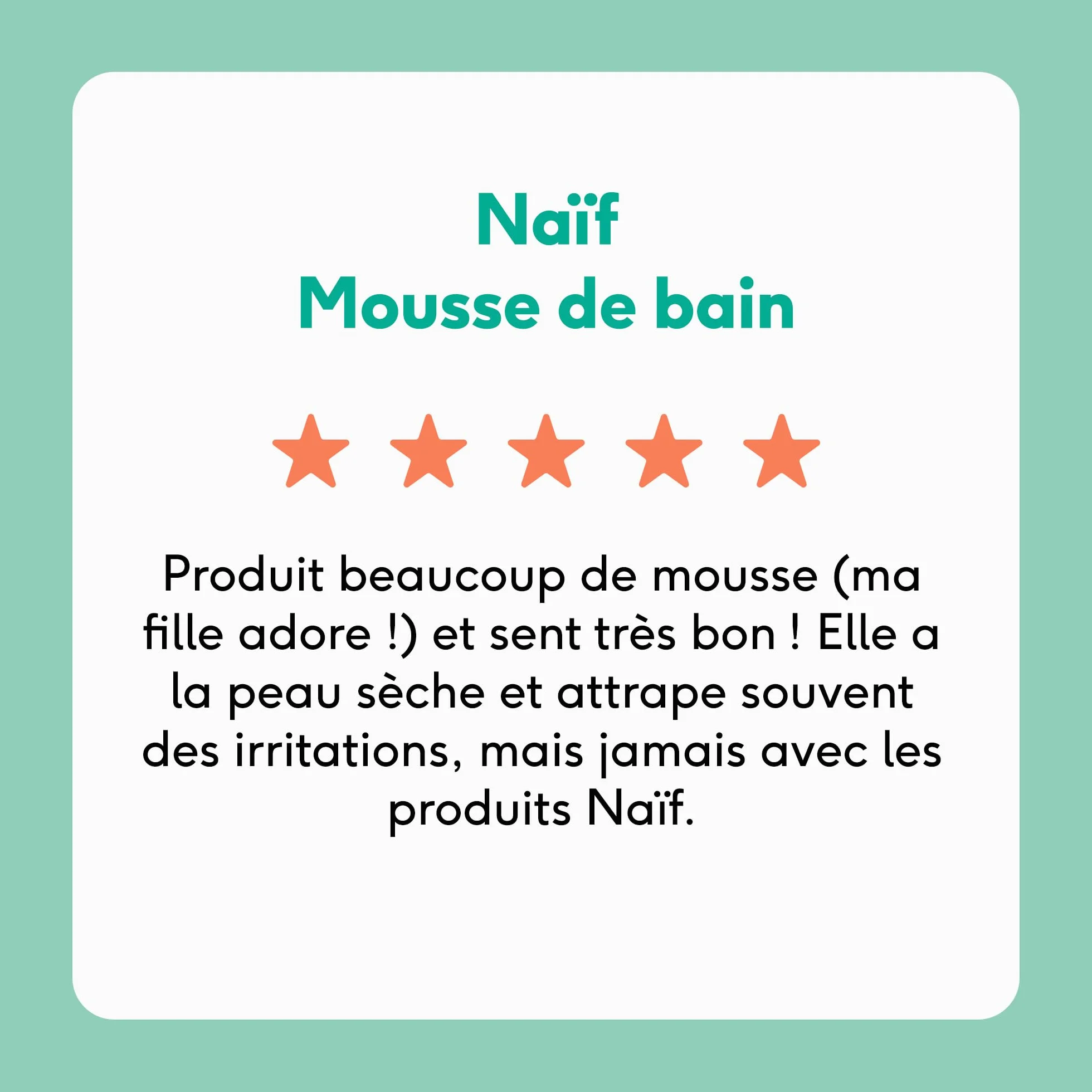 Naïf Bain moussant nourrissant recharge pour enfants à l'huile de coton 500 ml