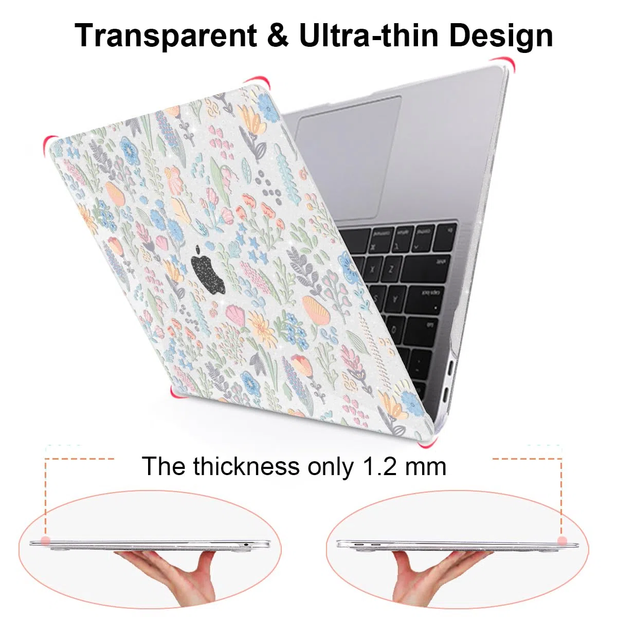 Coque rigide en plastique à motif brillant pour MacBook Pro 13" 2022, 2021, 2020-2016, puce M2 M1, A2338, A2251, A2289, A2159, A1989, A1706, motif brillant