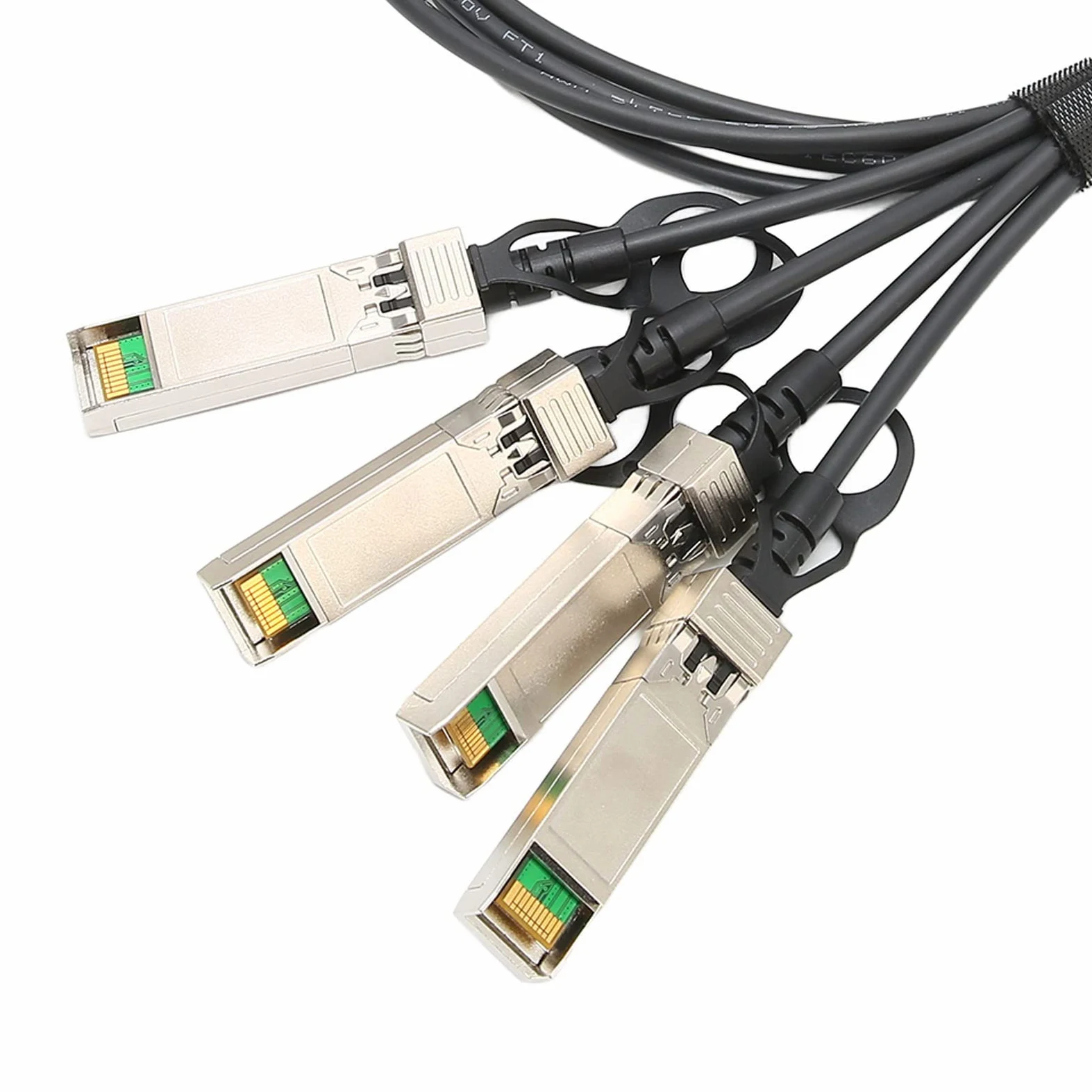 Câble DAC QSFP28 40G, Câble QSFP+ vers 4 SFP+ Direct Attach, 1 Mètre pour pour pour H3C, pour Juniper, pour pour ZTE, pour pour Entel, pour Extreme