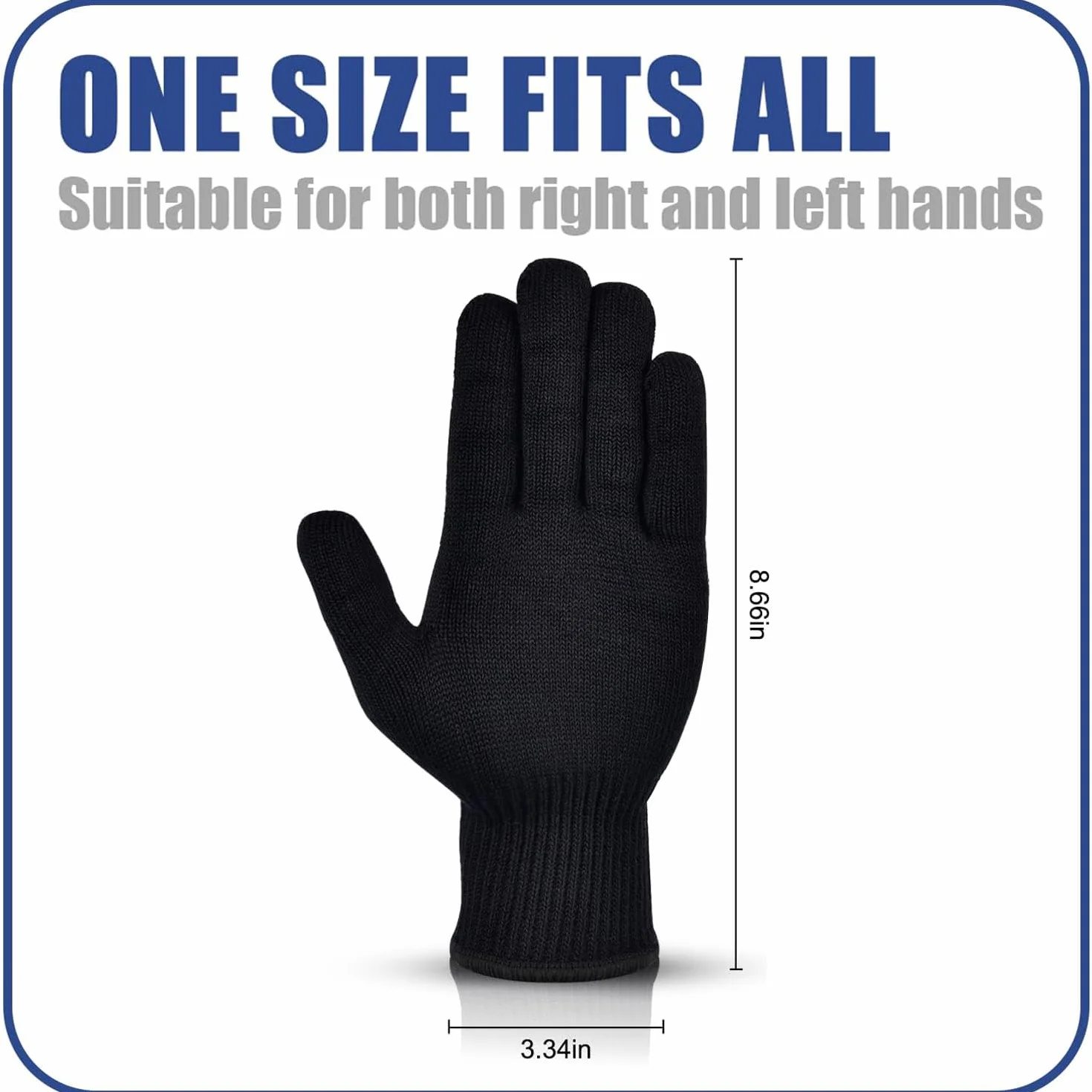 Gants Professionnels Résistants à la Chaleur Lot de 2 - Anti Chaleur Coiffeur Extensible