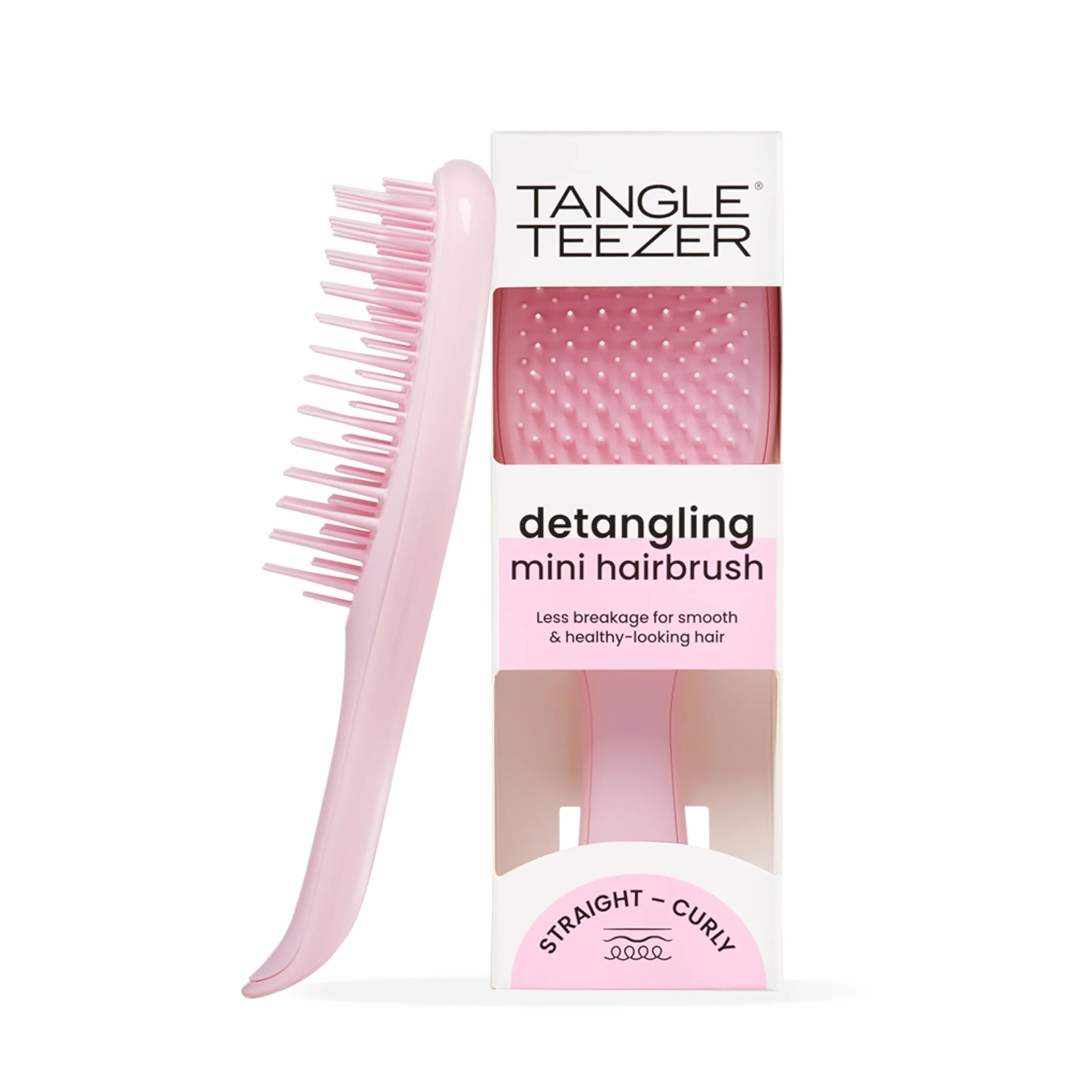 Tangle Teezer Mini Ultimate Detangler Brosse à Cheveux Démêlante Cheveux Secs Mouillés Rose Millennial