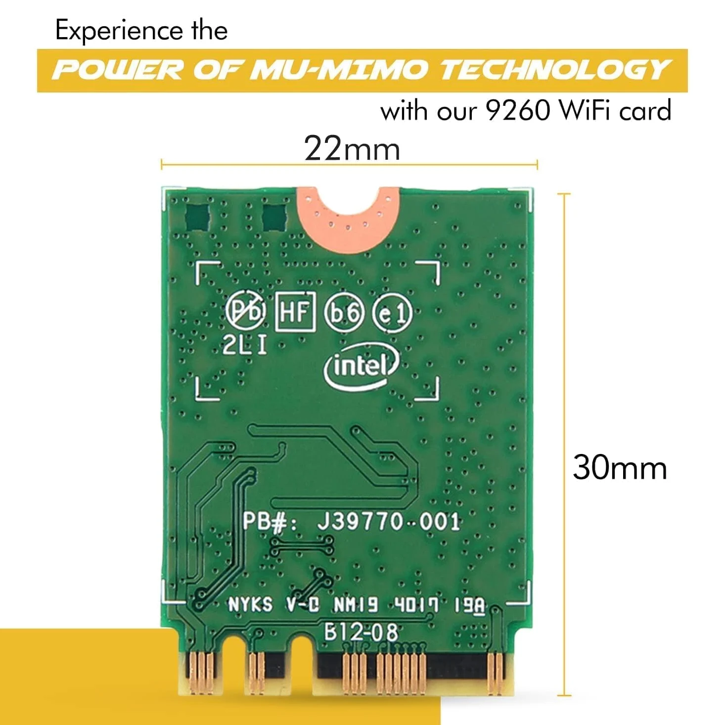 AC9260 Desktop Wi-FI Kit | PCIe x4 | 1.73 Gbps | Bluetooth 5.1 Support | Wi-FI 5 Wireless-AC No vPro 9260NGW (Wi-FI 5)