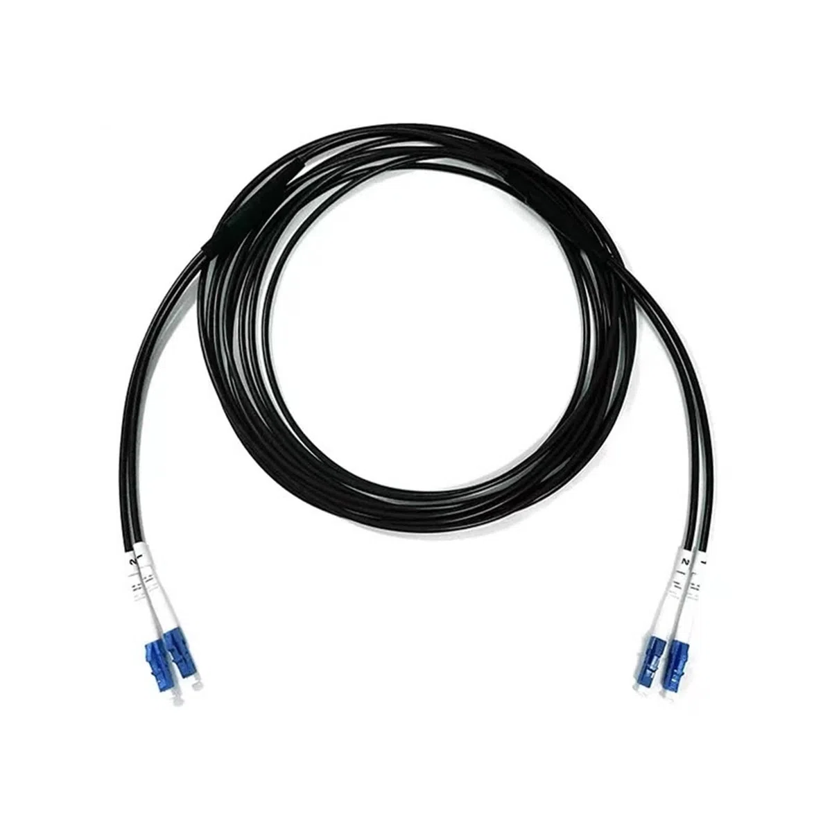 Cordon de raccordement Fibre Optique LC Armor 2 cœurs 1 m-30 m monomode 3 mm LSZH 10 m 5 m 20 m étanche E2000 SC FC St LCA 2C Duplex Jumper SM(5pcs 5m SC-SC)