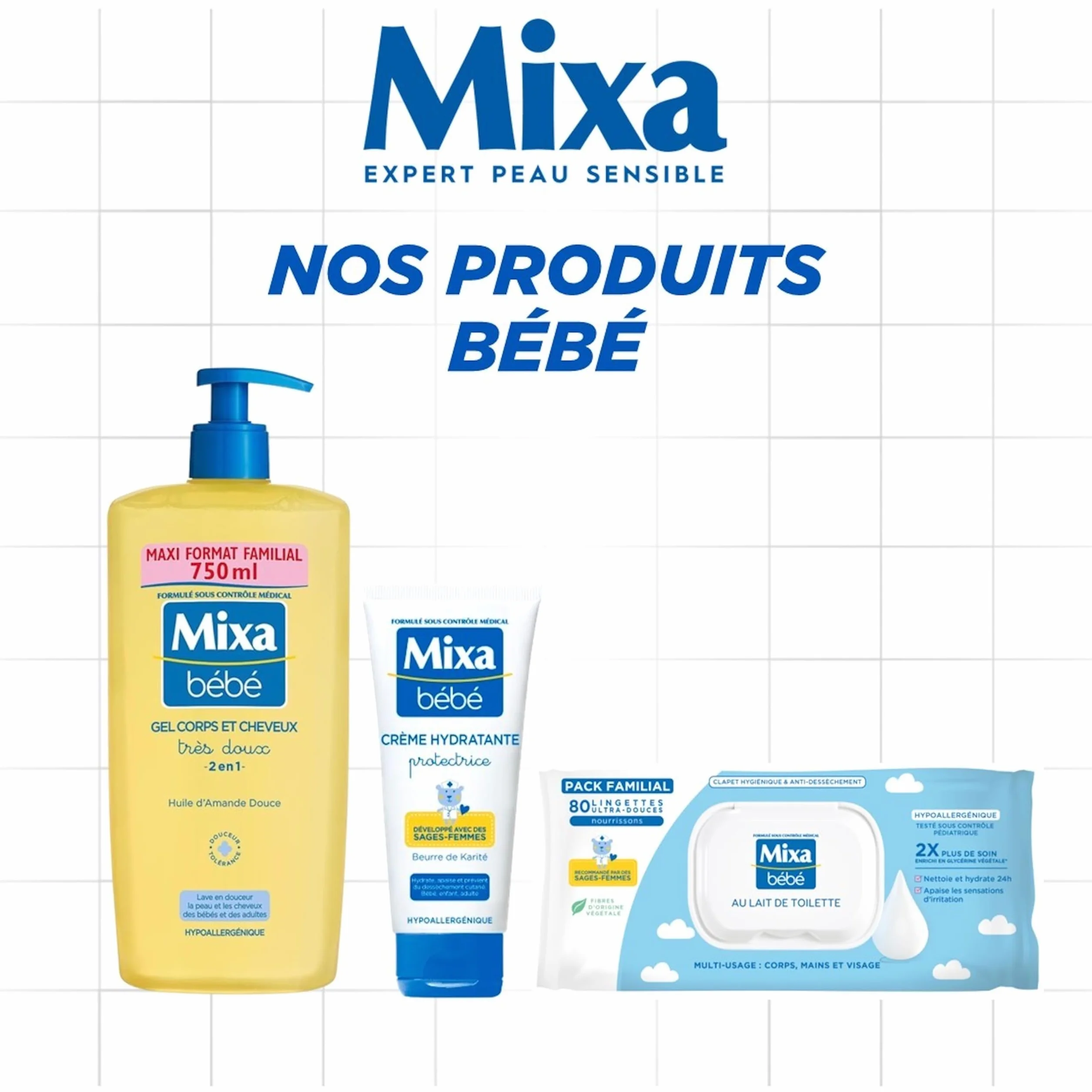 Mixa Expert Peau Sensible Eau Micellaire Physiologique 400 ml
