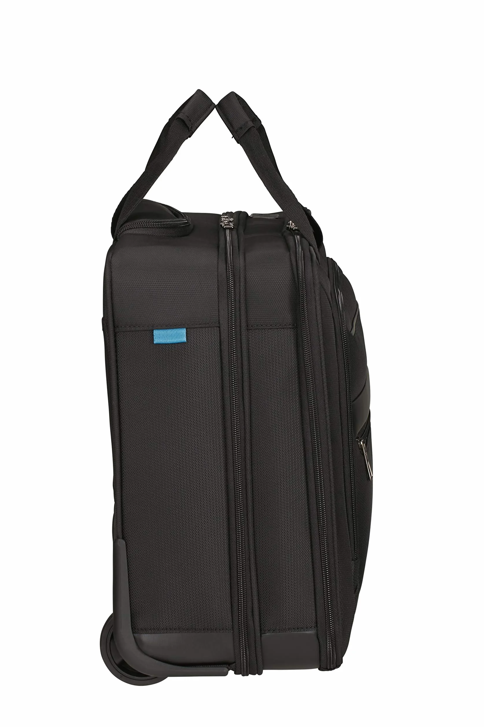 Samsonite Vectura Evo - Sacoche pour ordinateur portable à roulette 17.3 pouces, 46 cm, 27.5 L, Noir (Black)