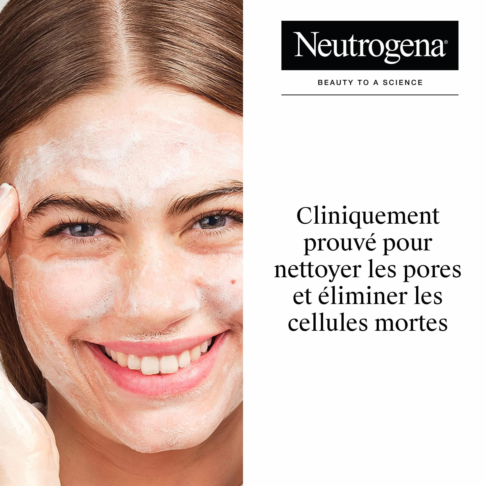 Neutrogena Gel Exfoliant Vivifiant 150 ml Nettoyant Visage Peau Plus Lisse