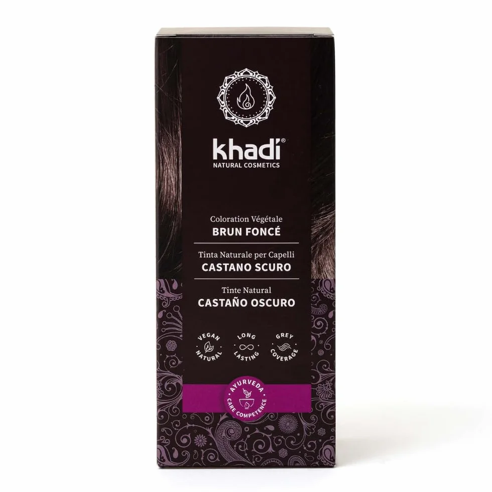 Khadi BRUN FONCÉ Coloration végétale 100% naturelle 100 g