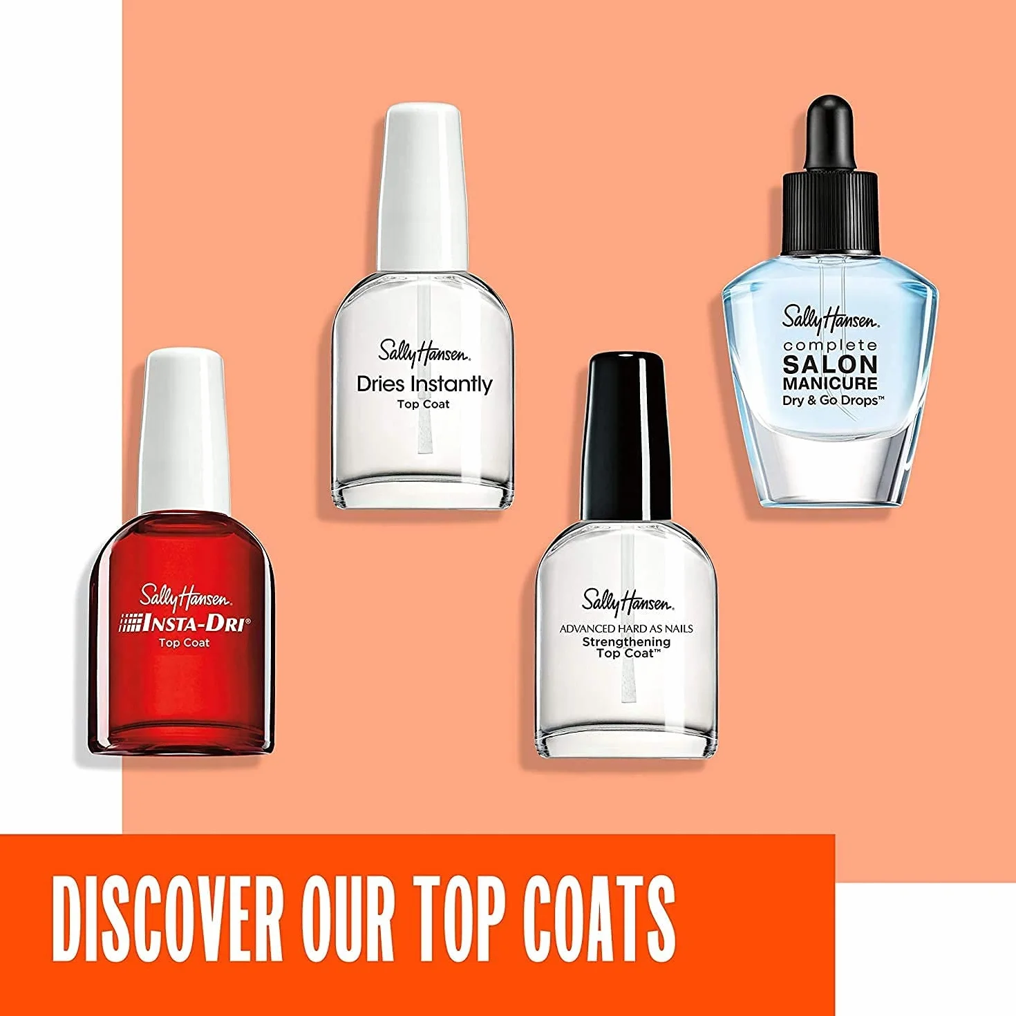 Sally Hansen Couche de finition instantanée 13 ml Pack Of 2