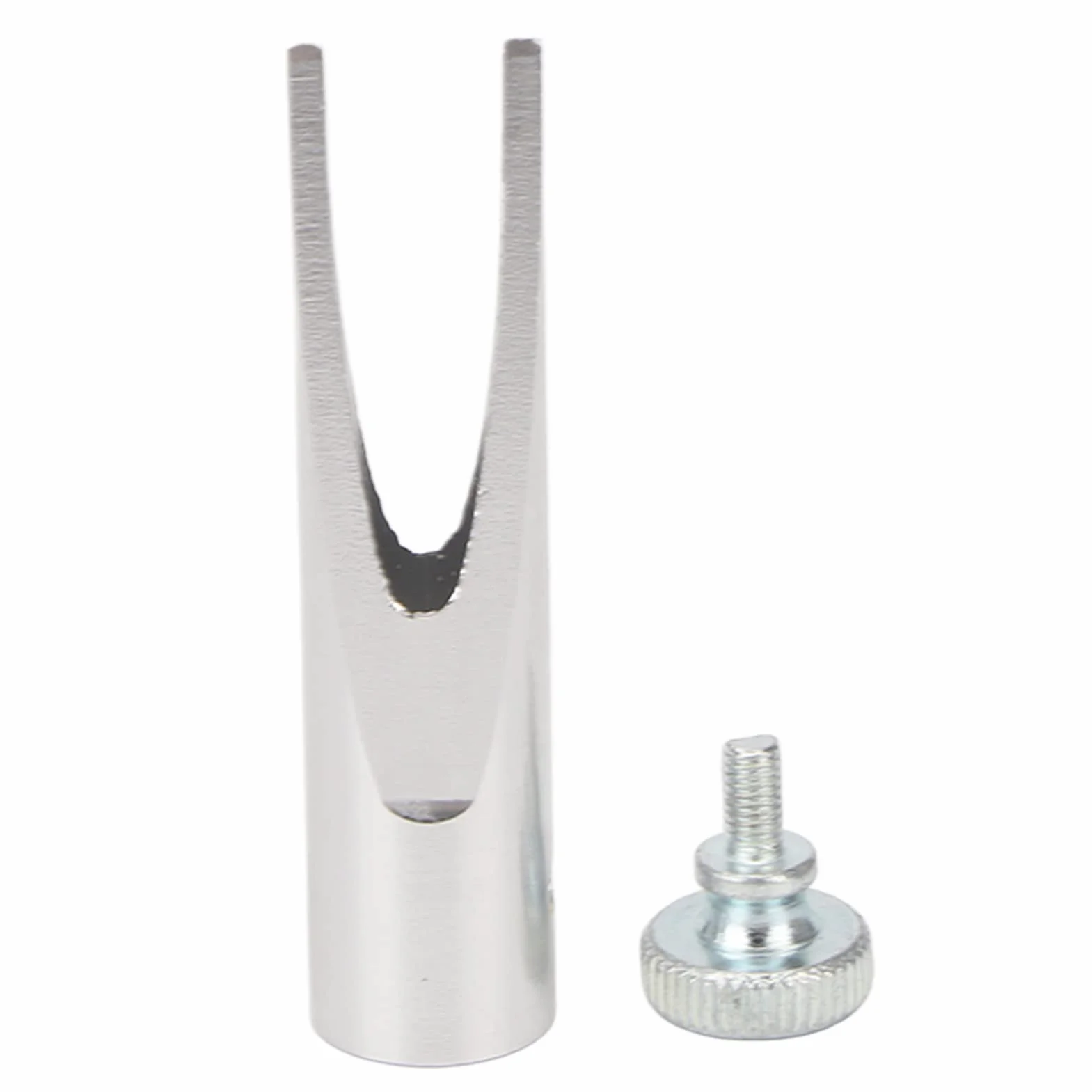 Pongnas Taille-crayon à Sourcils Professionnel en Forme de Bec de Canard, Argent avec Vis et Boîte de Rangement