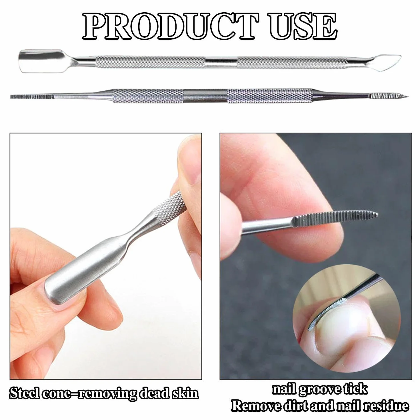 Pince À Bec Effilé Pour Rainure D'Ongle, 3 Coupe-Ongles Manucure Ongles Épais Incarnés Accessoires