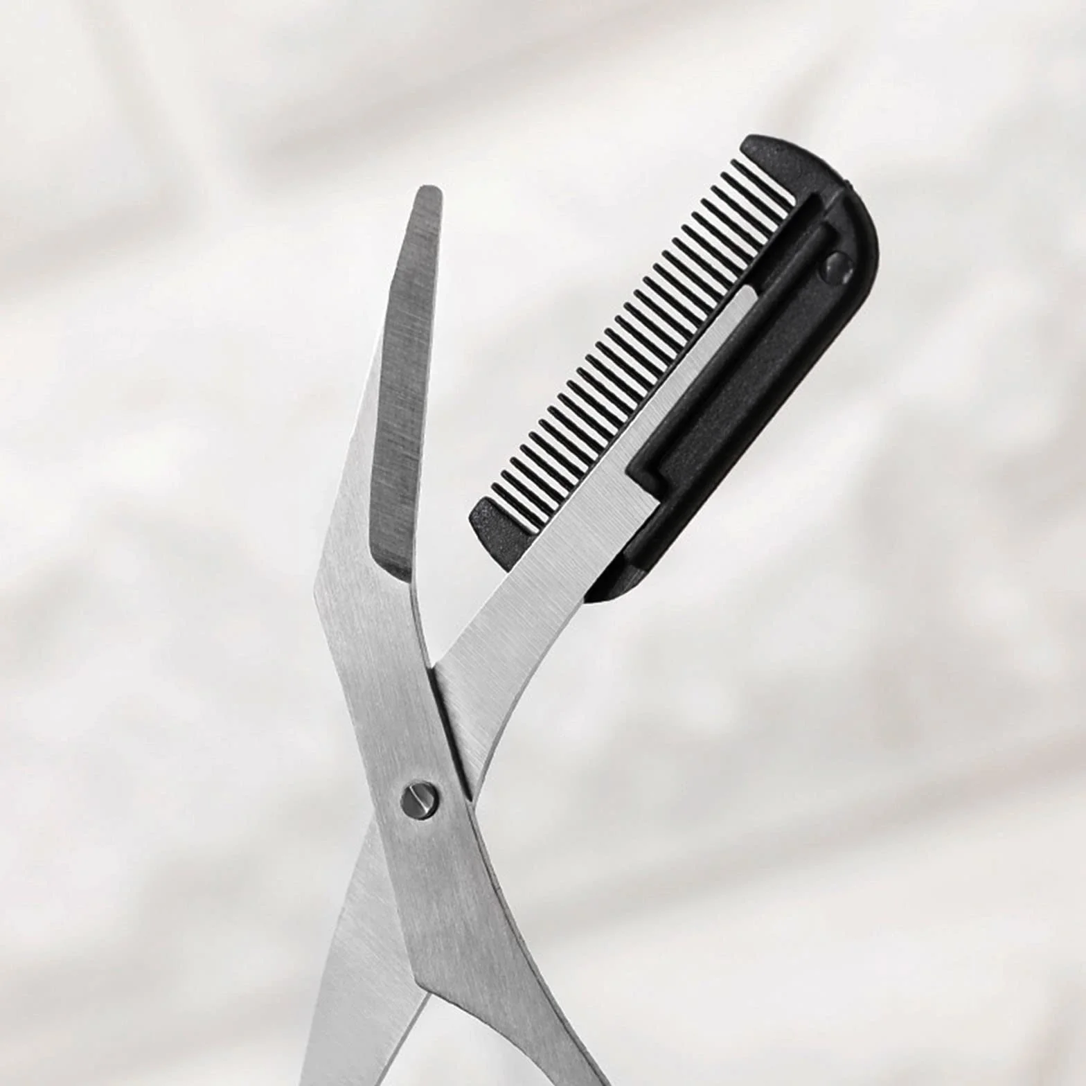 Ciseaux à Sourcils Homme avec Peigne, Taille Soins Noir