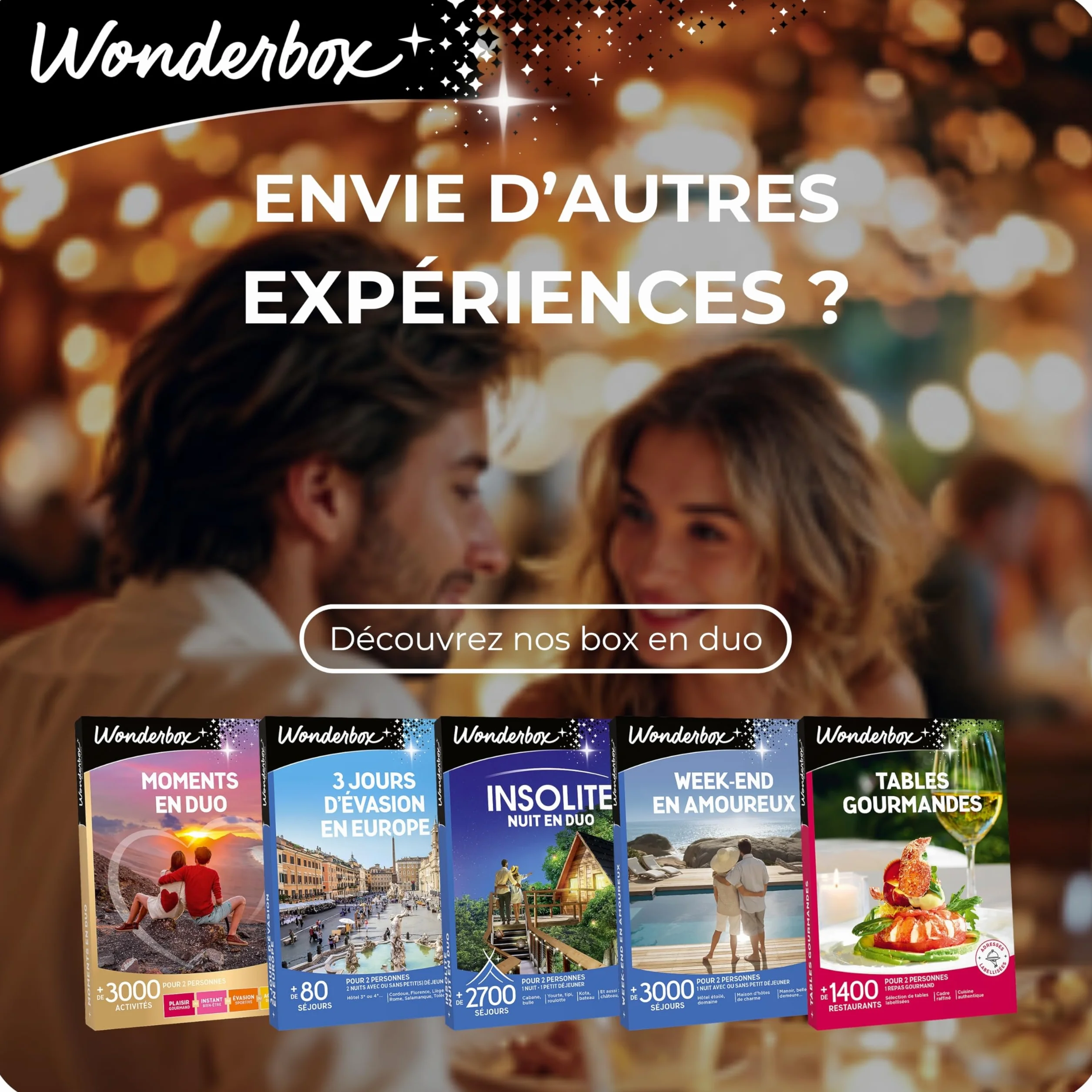 WONDERBOX Bien-être En Duo Coffret Cadeau Relaxation