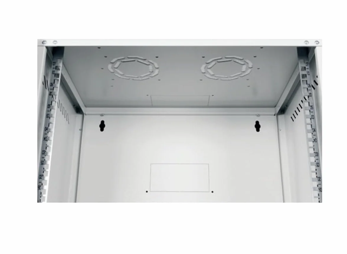 Armoire Rack 19" Mur 7U 19" (L) 542 mm (P) 400 mm Couleur Gris DISSEMBLÉ