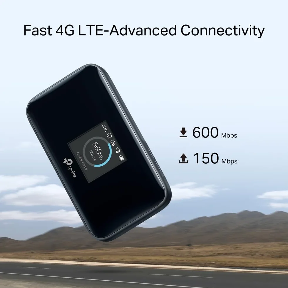 TP-Link M7750 Routeur 4G+ LTE Cat12 Portable, WiFi AC1200 Double Bande, jusqu'à 600 Mbps