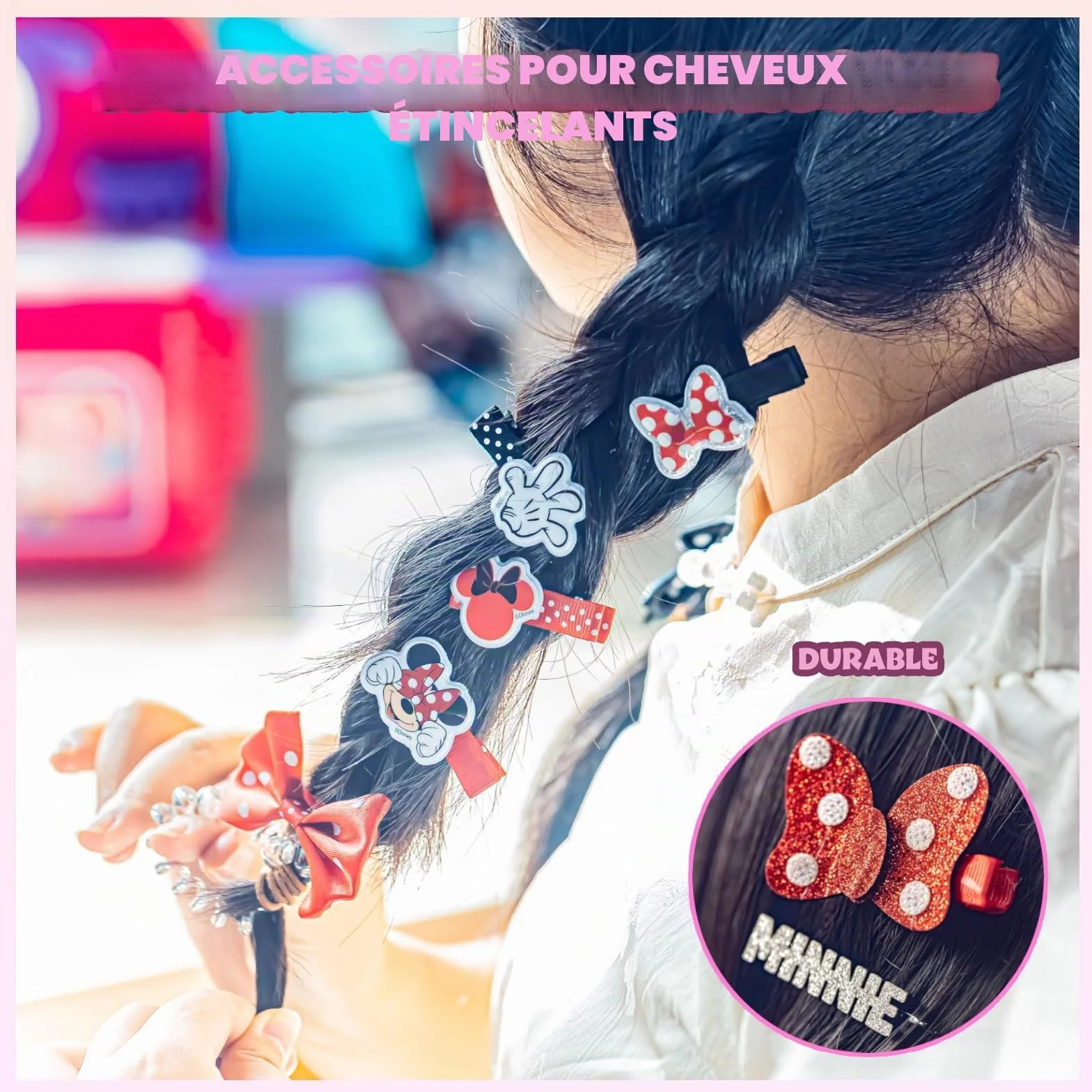 Disney Minnie Mouse Accessoires Cheveux pour Filles
