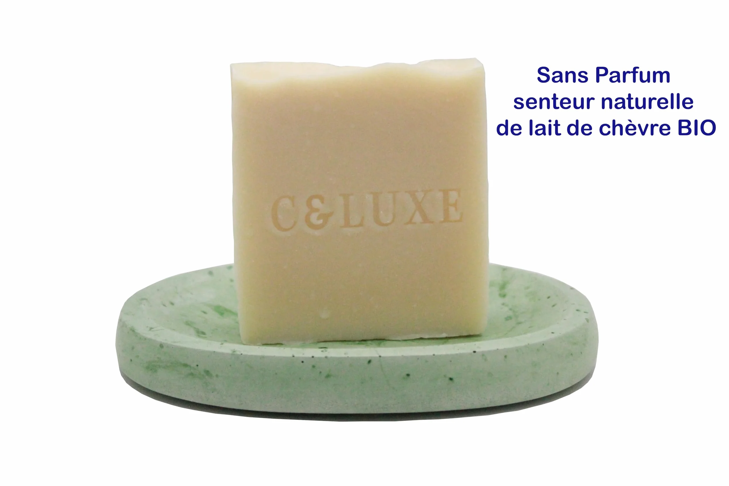 Savon au Lait de Chèvre Frais Bio - Saponification à Froid, pour Eczéma, Psoriasis, Acné - Hydratant et Apaisant, Peau Douce