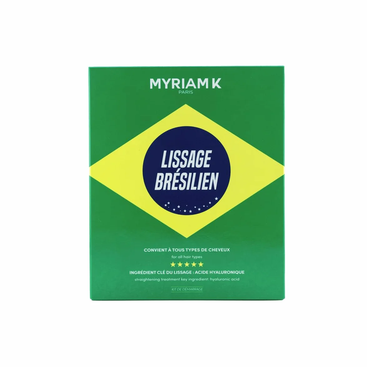 MYRIAM K PARIS Kit de Lissage Brésilien 2x200ml Soin Lissant à la Kératine Anti-Frisottis Brillance Intense