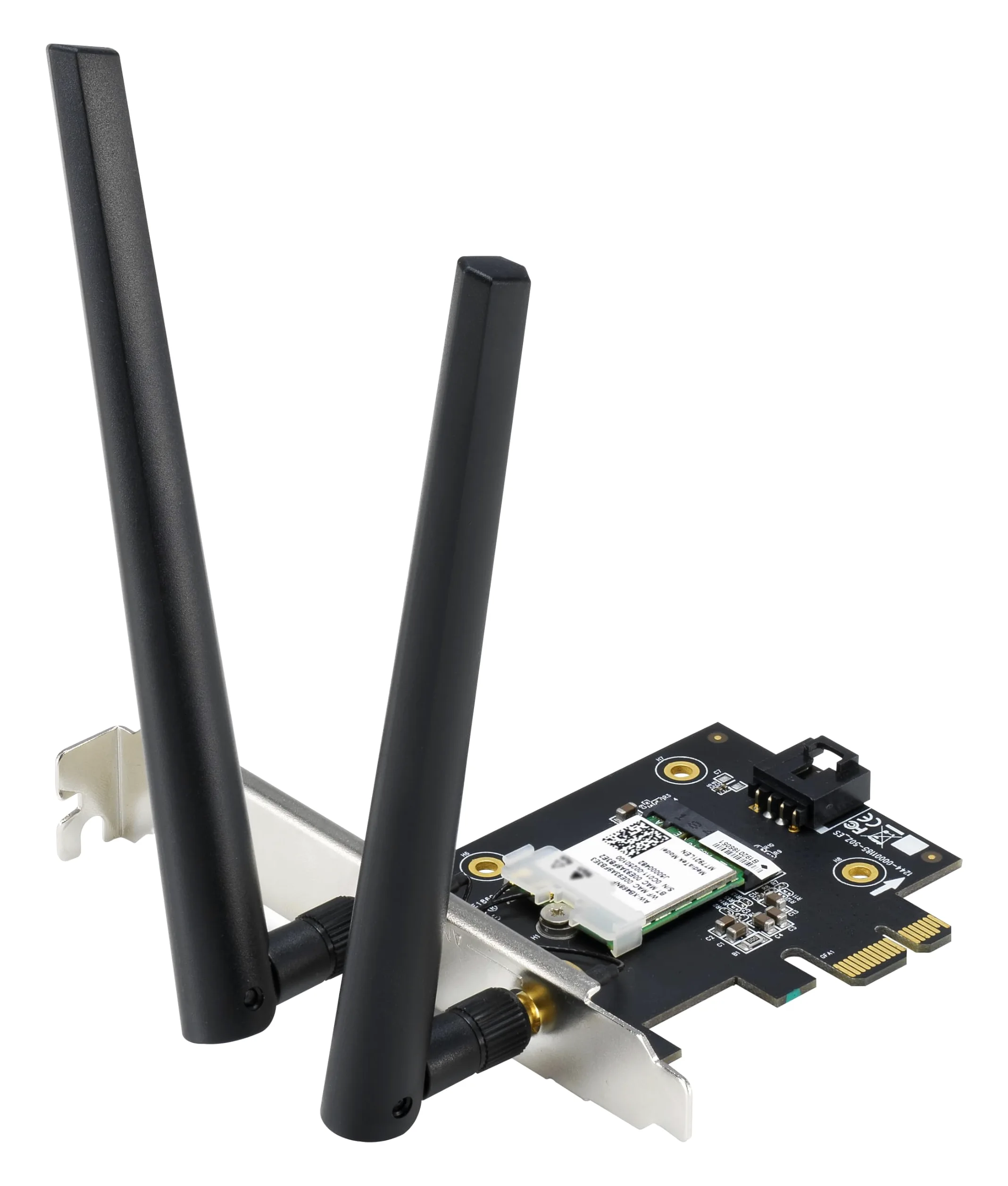 ASUS PCE-AX1800 Adaptateur réseau en Vrac (AX1800 Dual Band PCI-E WiFi 6 802.11ax, Bluetooth 5.2, sécurité réseau WPA3, OFDMA et MU-MIMO)