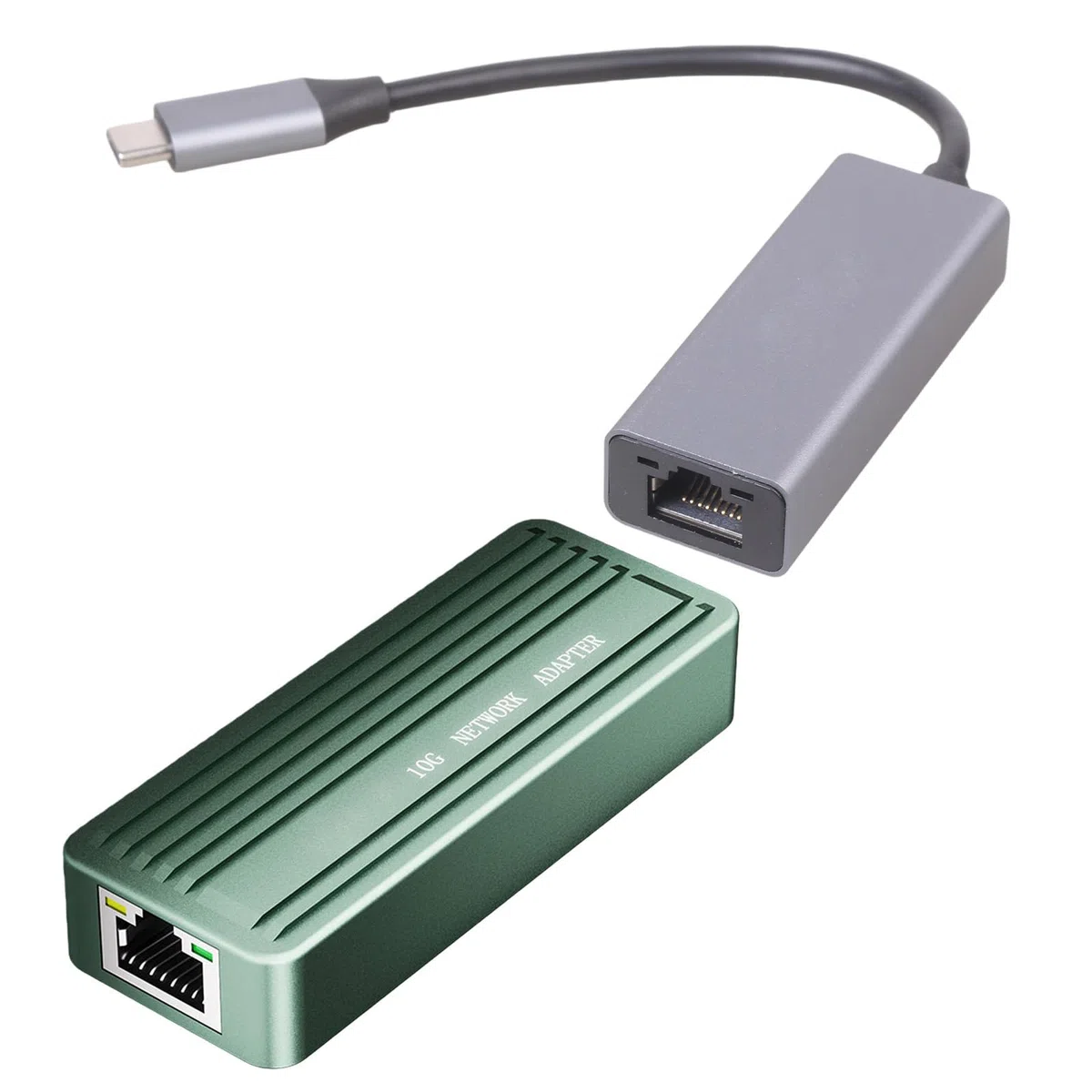 Adaptateur Ethernet Gigabit 1 Gbps USB C vers RJ45 en aluminium portable pour bureaux et centres de données à domicile