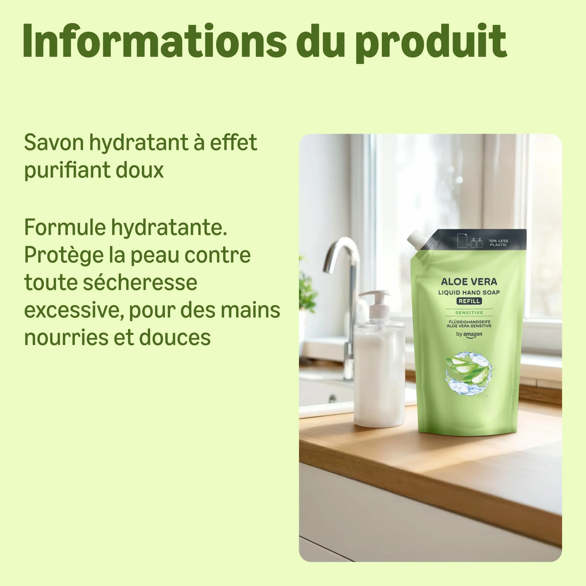 Savon pour les mains Aloe Vera 2 x 1000ml