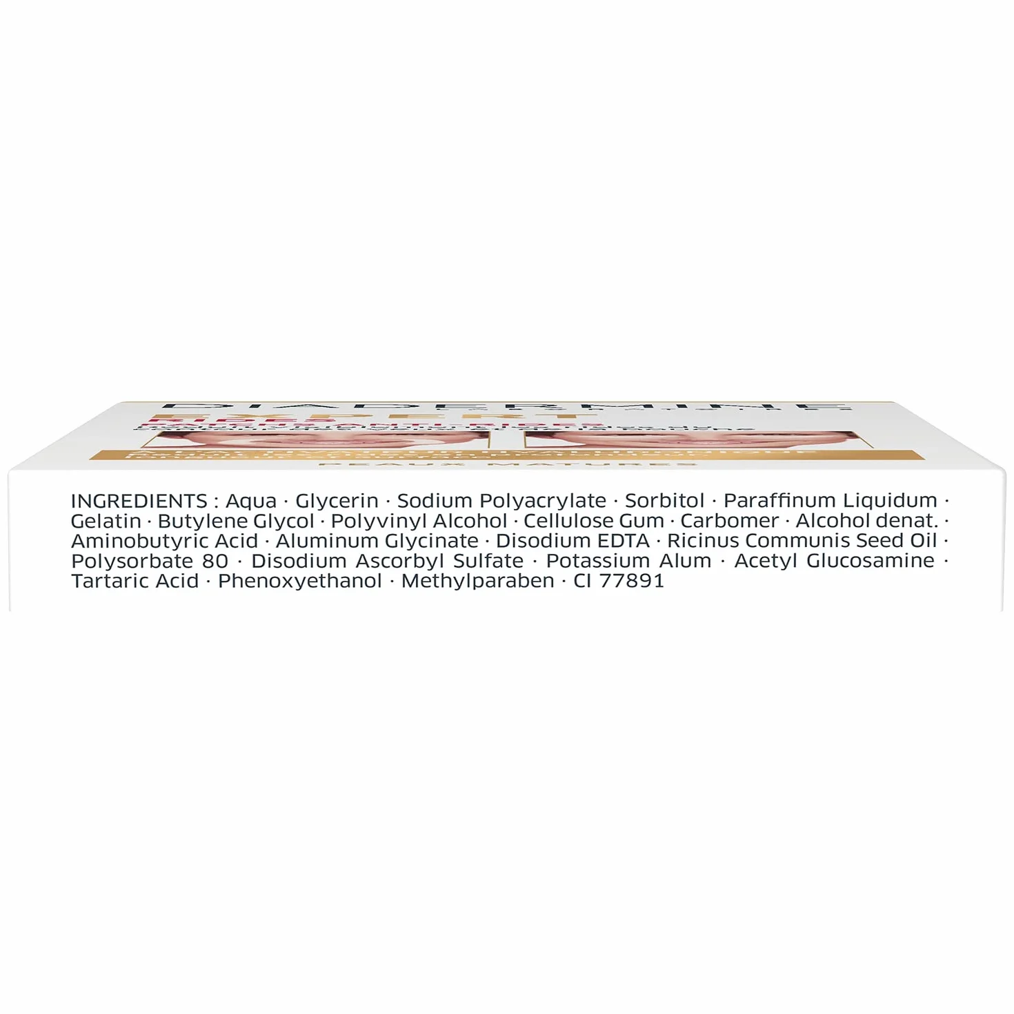 Diadermine Patchs Anti-Rides Visage Contour des Yeux et de la Bouche Expert Rides 3D 12 patchs