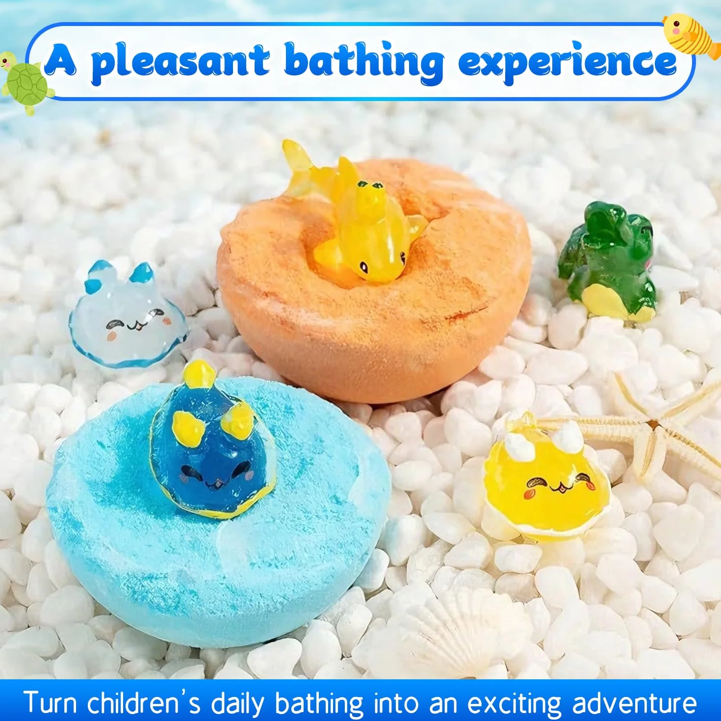 Bombes de Bain pour Enfants Surprise, 12 Pièces Jouets Dinosaures Cadeau Anniversaire Garçons Filles