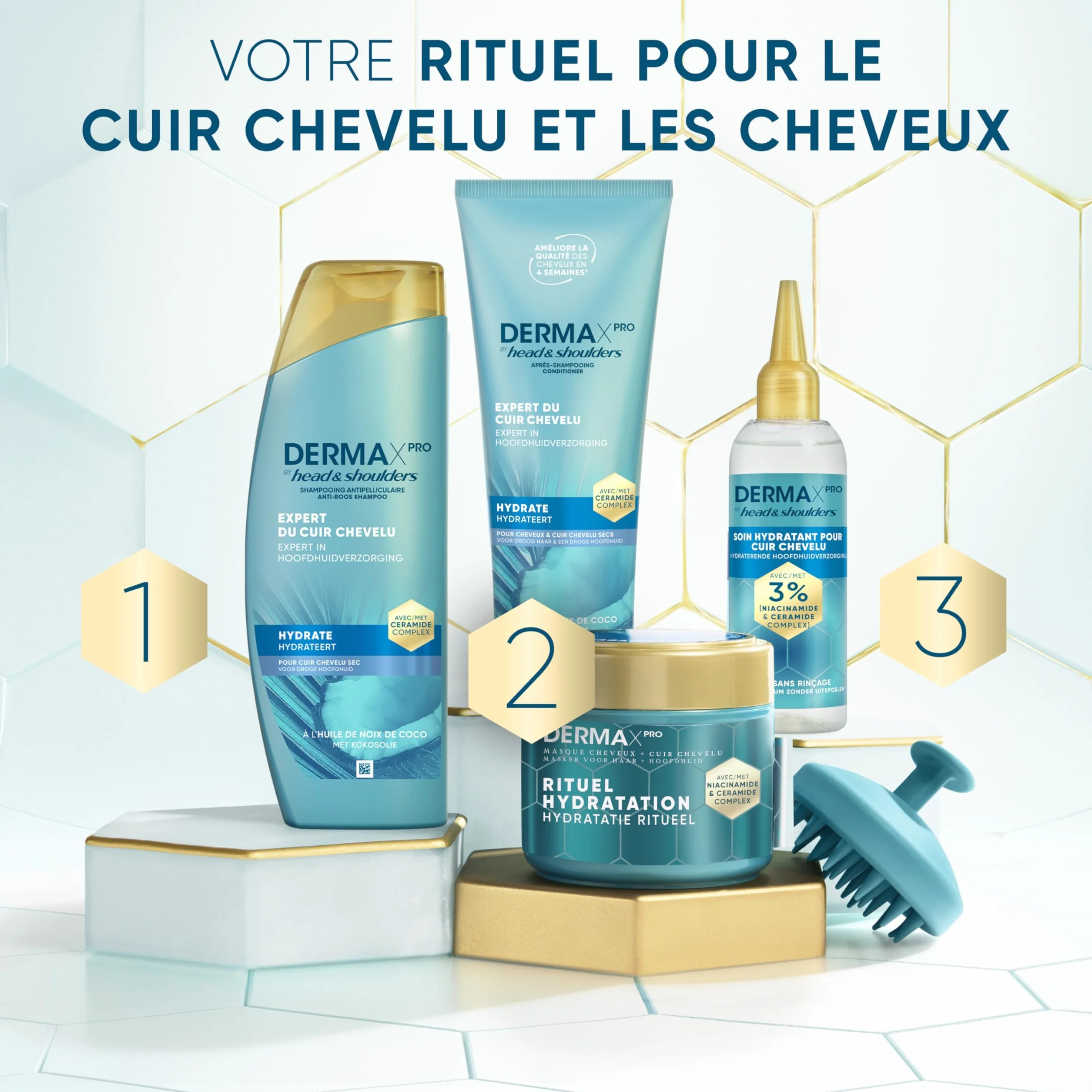 Head & Shoulders DermaXPro Rituel Hydratant Masque Cuir Chevelu Et Cheveux 300ml