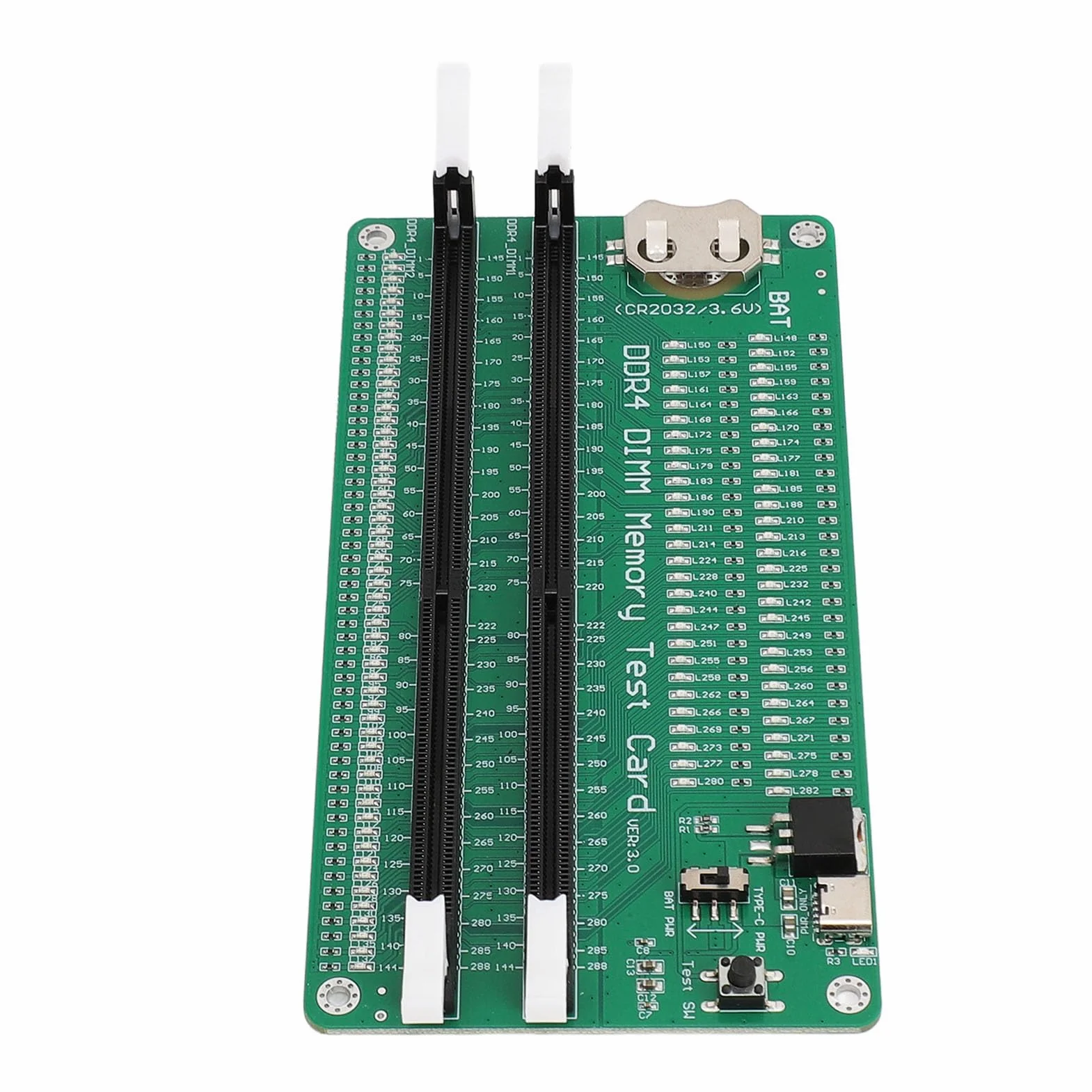 Testeur de Mémoire DDR4 pour Ordinateur de Bureau avec Indicateurs LED