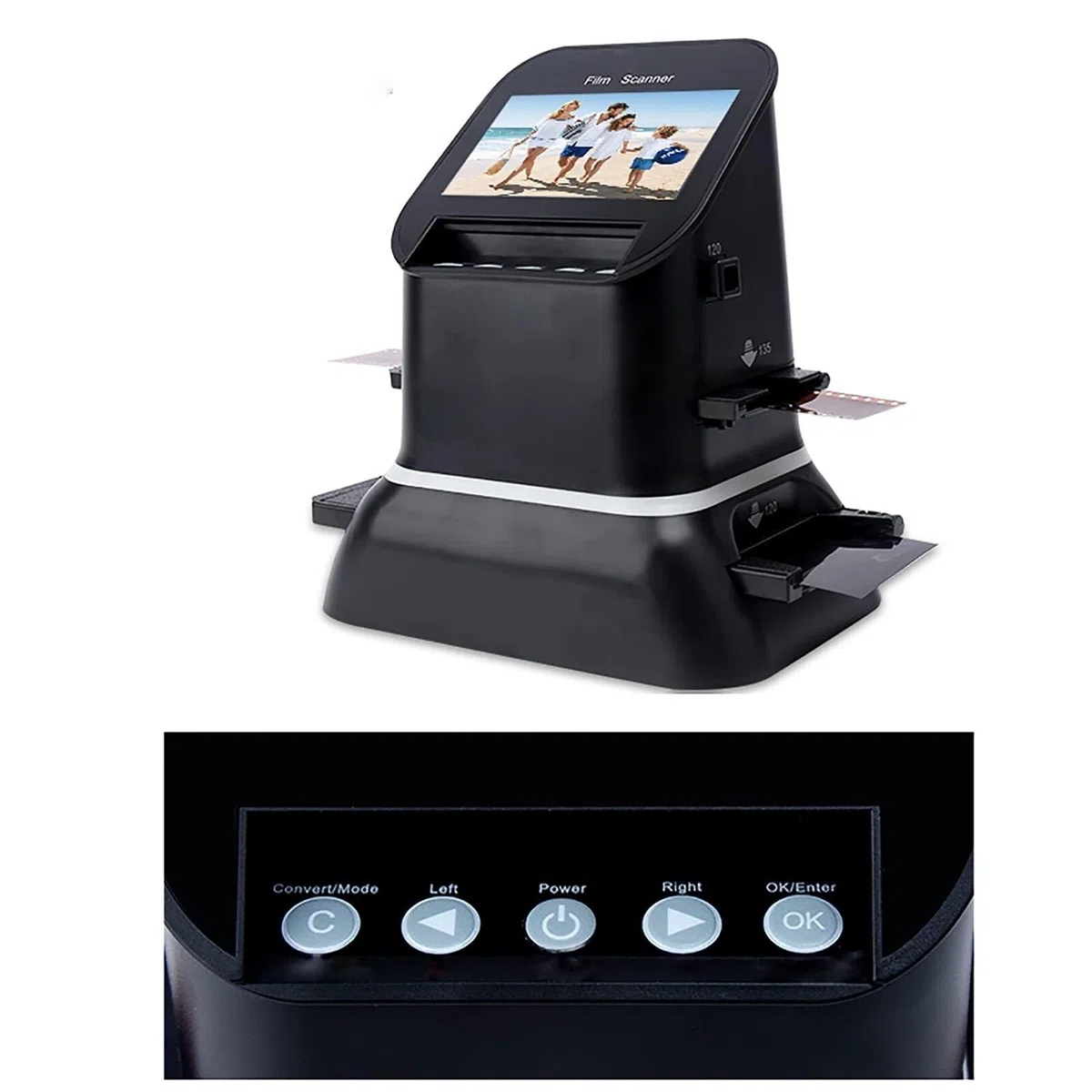 Scanner de Diapositives de Film Haute résolution 120