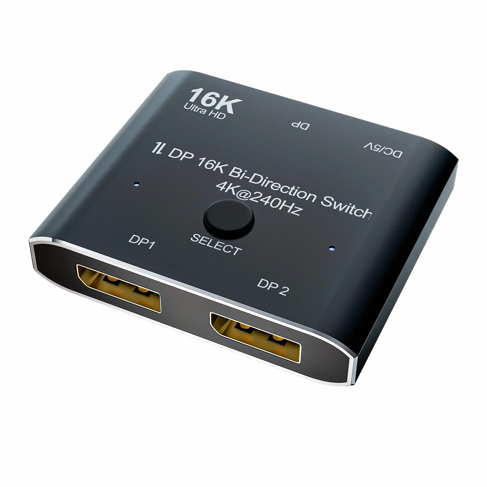 DisplayPort 2.1 16K 8K 10K DP Switch Bidirectionnel 8K@120Hz 4K@240Hz Splitter Convertisseur