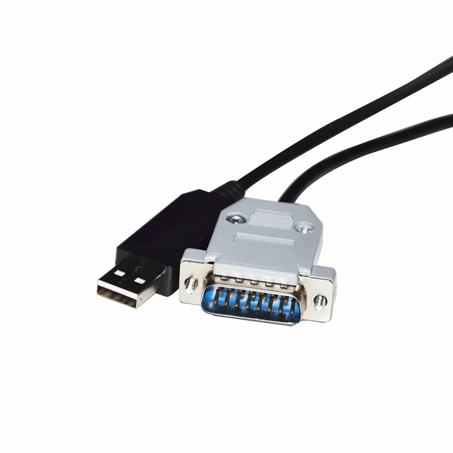 Adaptateur USB vers D-SUB 15 Broches DB15 mâle FT232RL, câble de Communication série RS232 for manomètre et vacuomètre MKS PDR2000 vers PC(3 Metre)