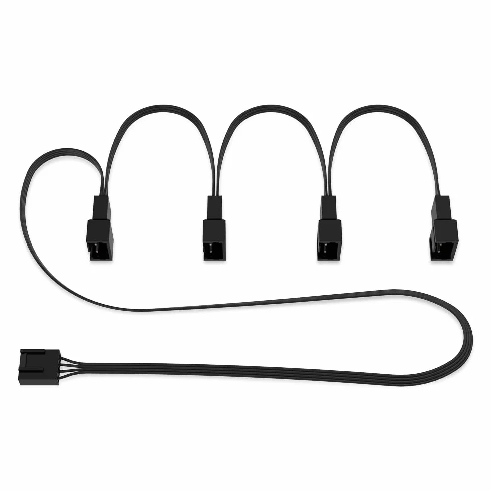 ARCTIC Câble d'extension PST pour 4 ventilateurs de boîtier PWM Fan Splitter Cable Connecteur multi-ventilateur