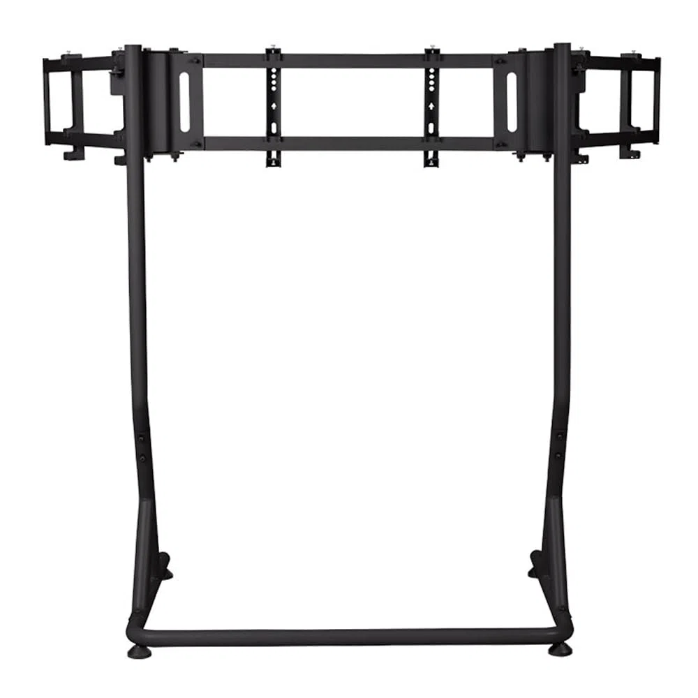 Thermaltake Triple Racing Monitor Stand Pro | pour 3 moniteurs 32″ incurvés / 34″ Plats | Structure en Acier thermolaqué | Hauteur réglable (920–1120 mm) | Charge 20 kg par écran | VESA 75–400 | Noir