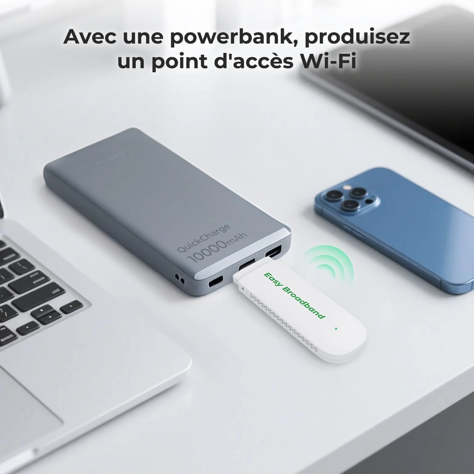 Clé Internet mobile 4G LTE WiFi 6, 150 Mbit/s, dongle USB WLAN hotspot pour ordinateur portable/PC